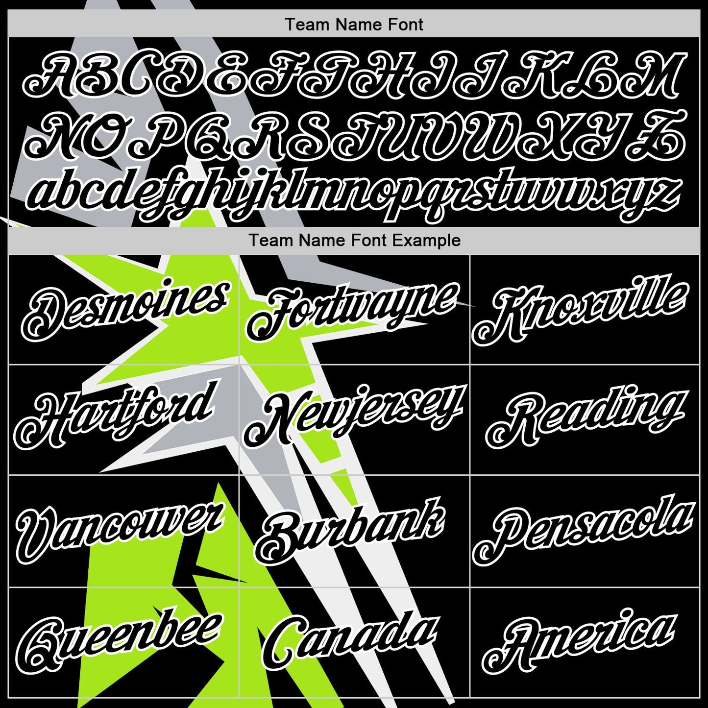 Custom Black Neon Green-Gray 3D Esports Performance T-Shirt view 3