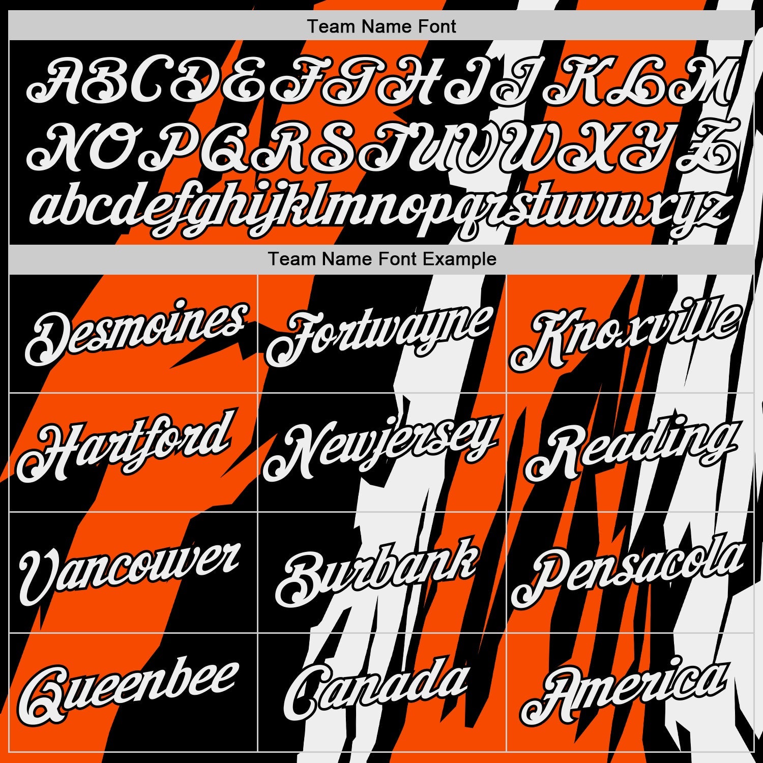 Custom Black White-Orange 3D Esports Performance T-Shirt view 3