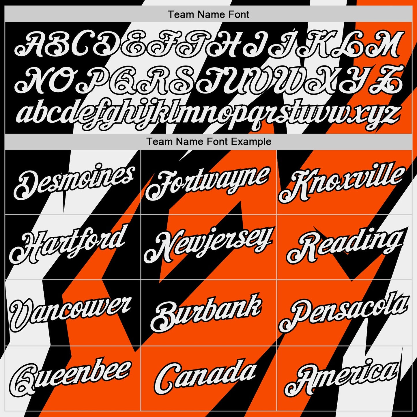Custom Black White-Orange 3D Esports Performance T-Shirt view 3
