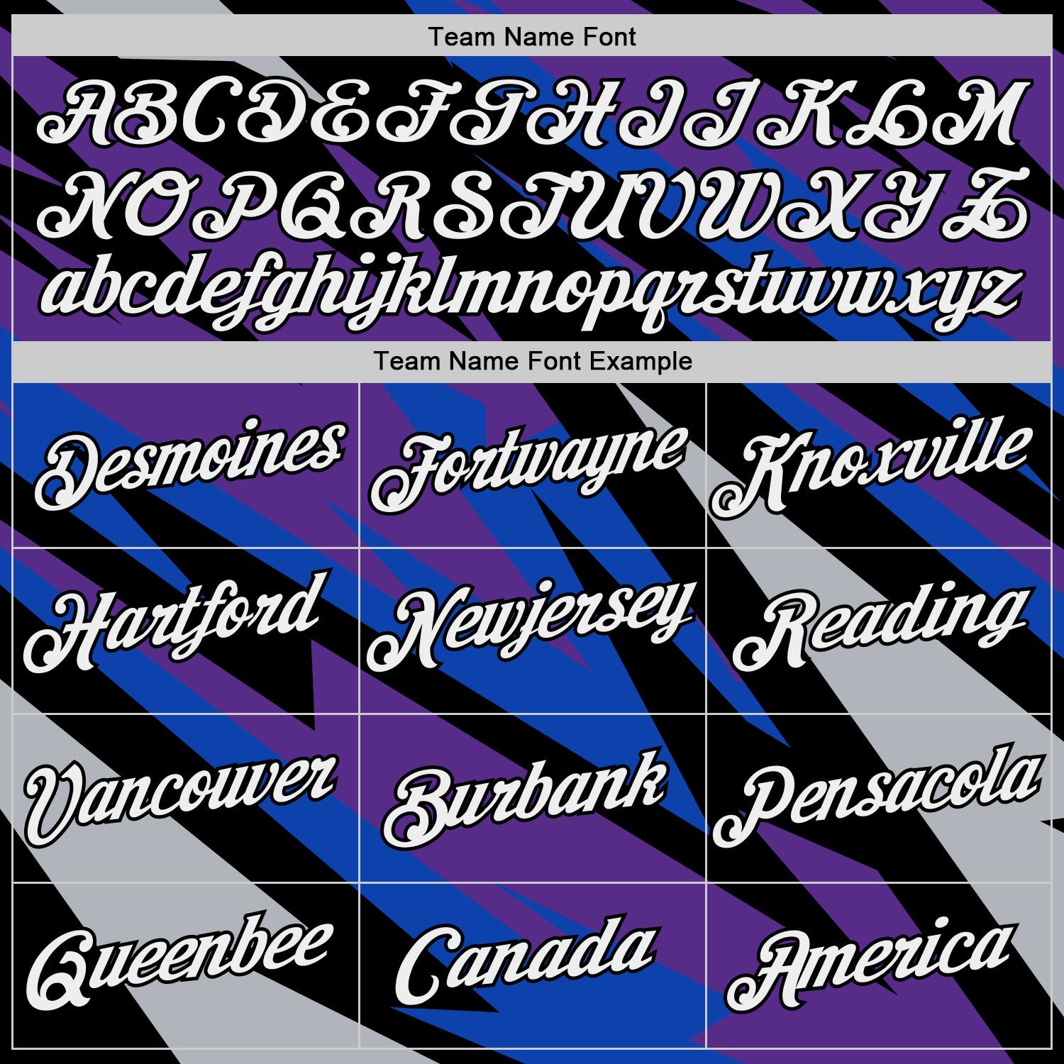 Custom Black Purple-Thunder Blue 3D Esports Performance T-Shirt view 3