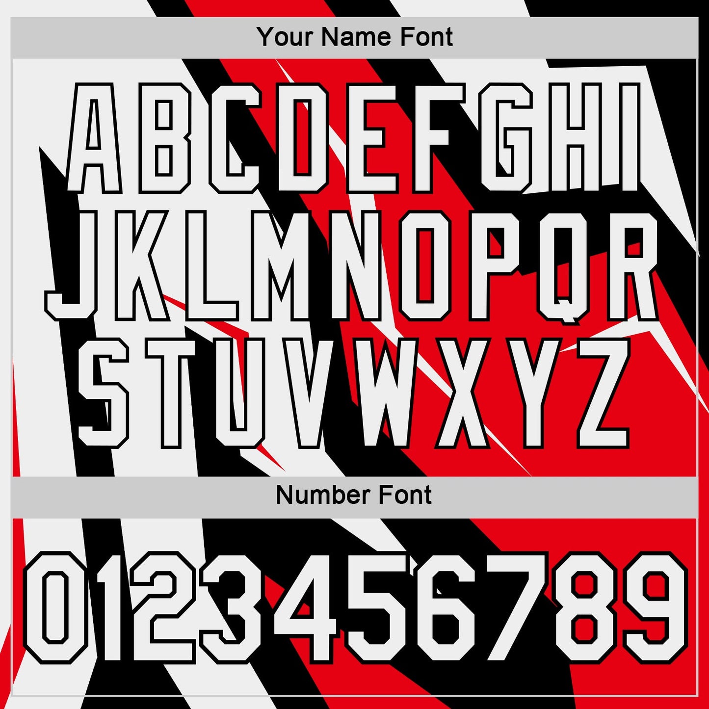 Custom Black White-Fire Red 3D Esports Performance T-Shirt view 4