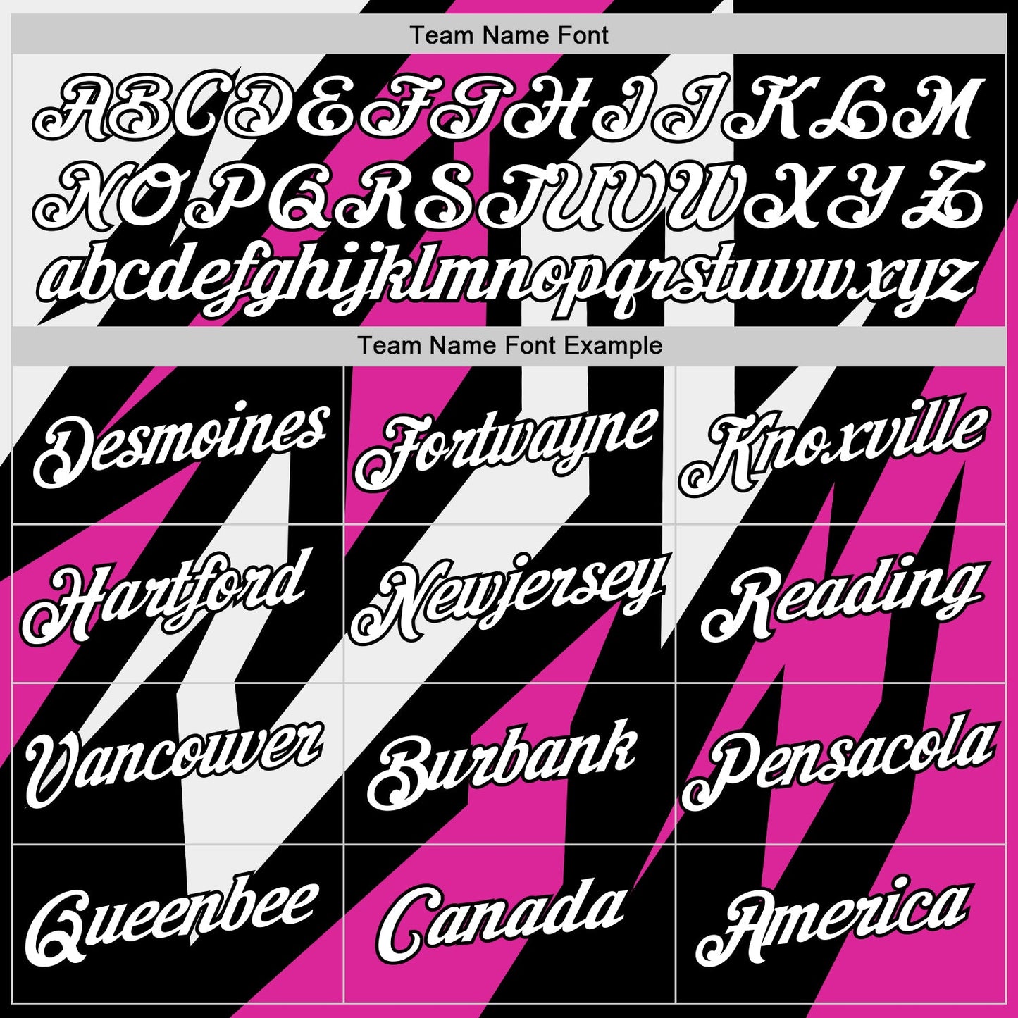 Custom Black White-Hot Pink 3D Esports Performance T-Shirt view 3