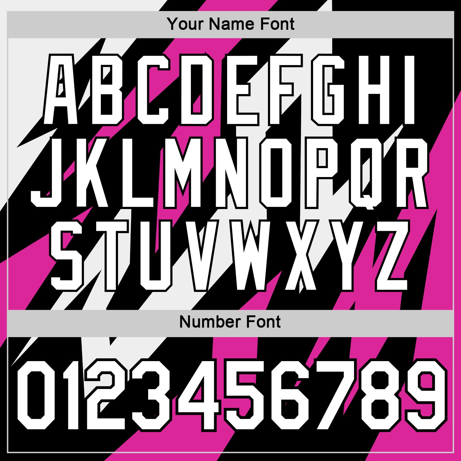 Custom Black White-Hot Pink 3D Esports Performance T-Shirt view 4