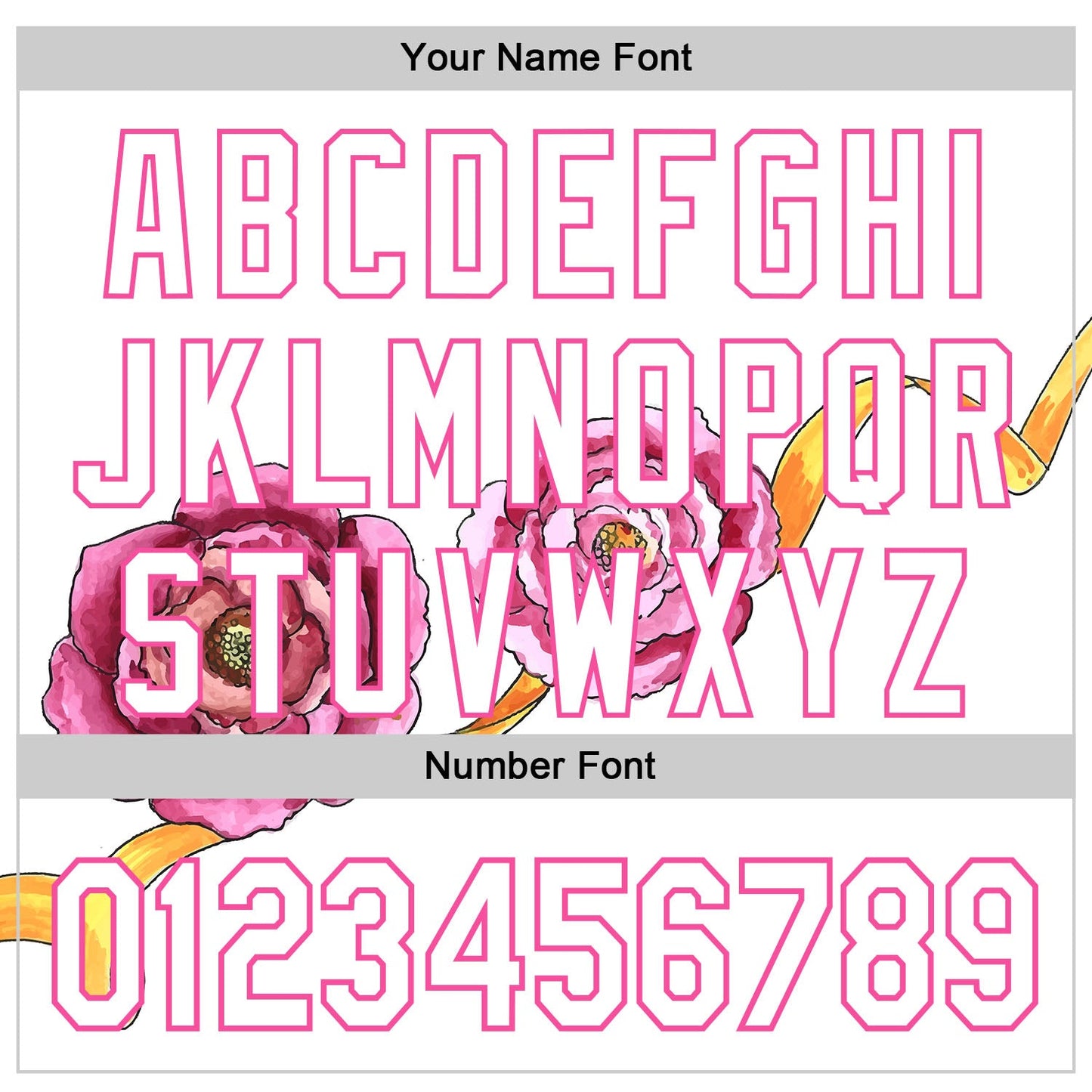 Custom White Pink 3D Pattern Design Mother's Day Flower Authentic Baseball Jersey view 5