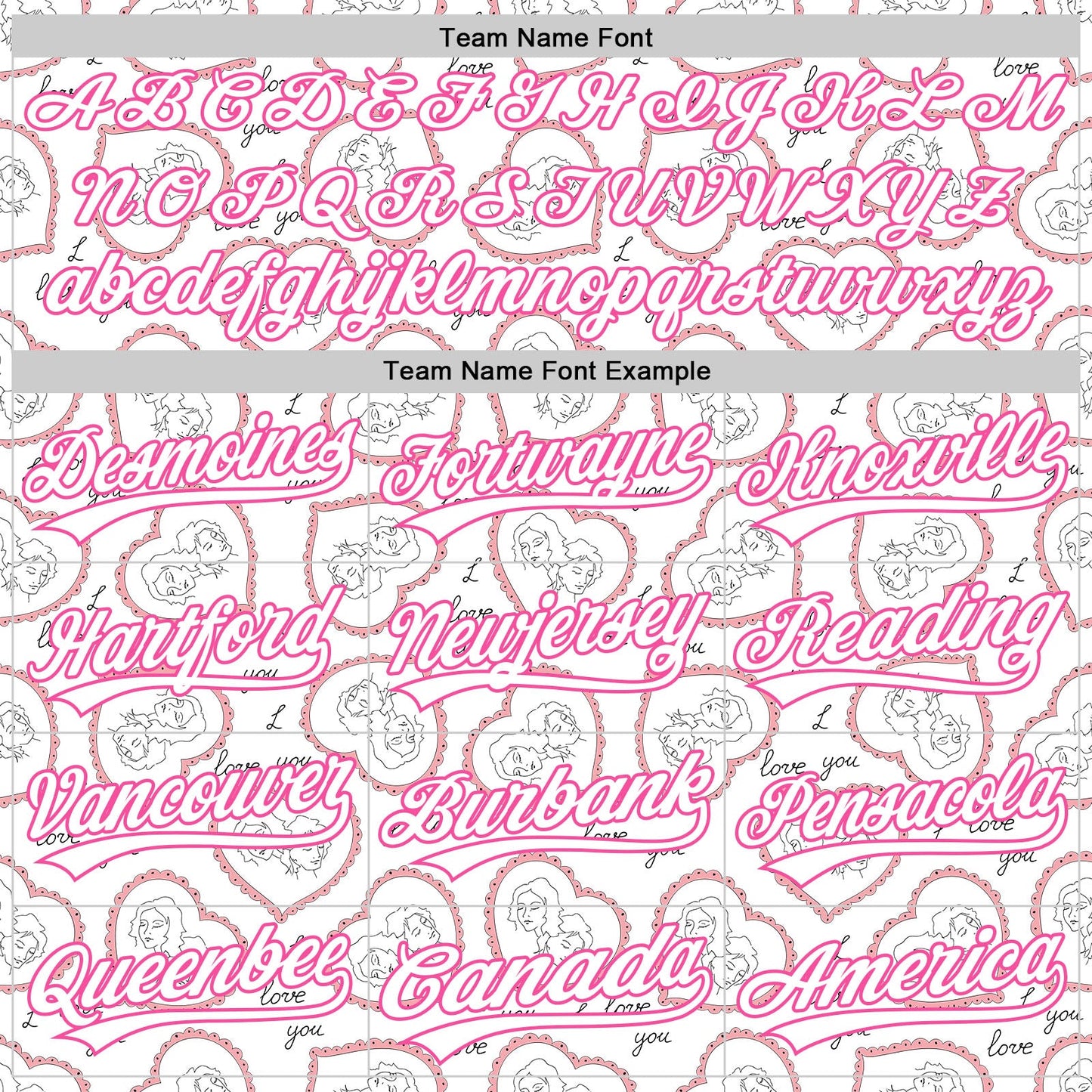 Custom White Pink 3D Pattern Design Mother's Day Love Authentic Baseball Jersey view 4