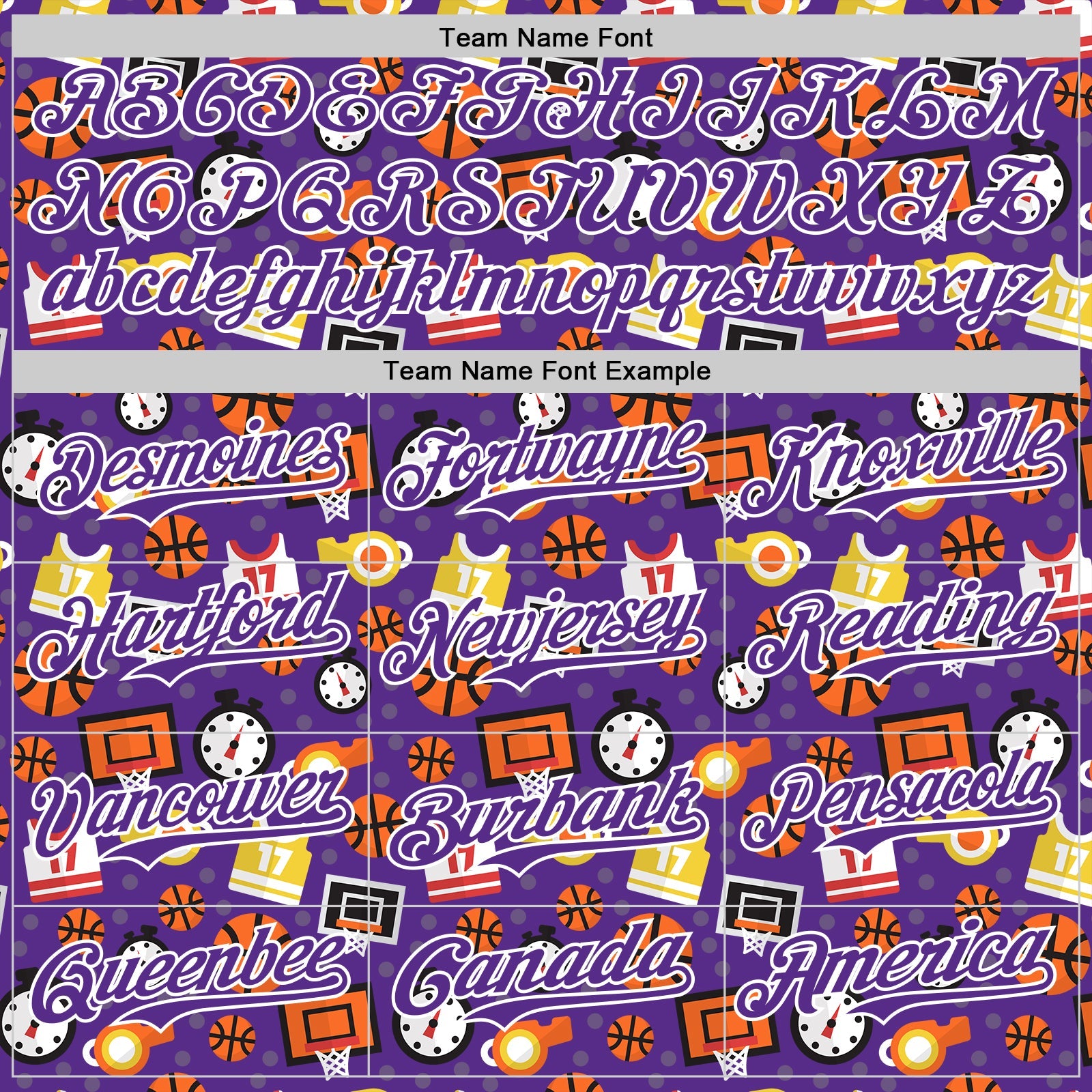 Custom Purple White Comic Doodle Ballgame 3D Pattern Design Authentic Baseball Jersey view 4