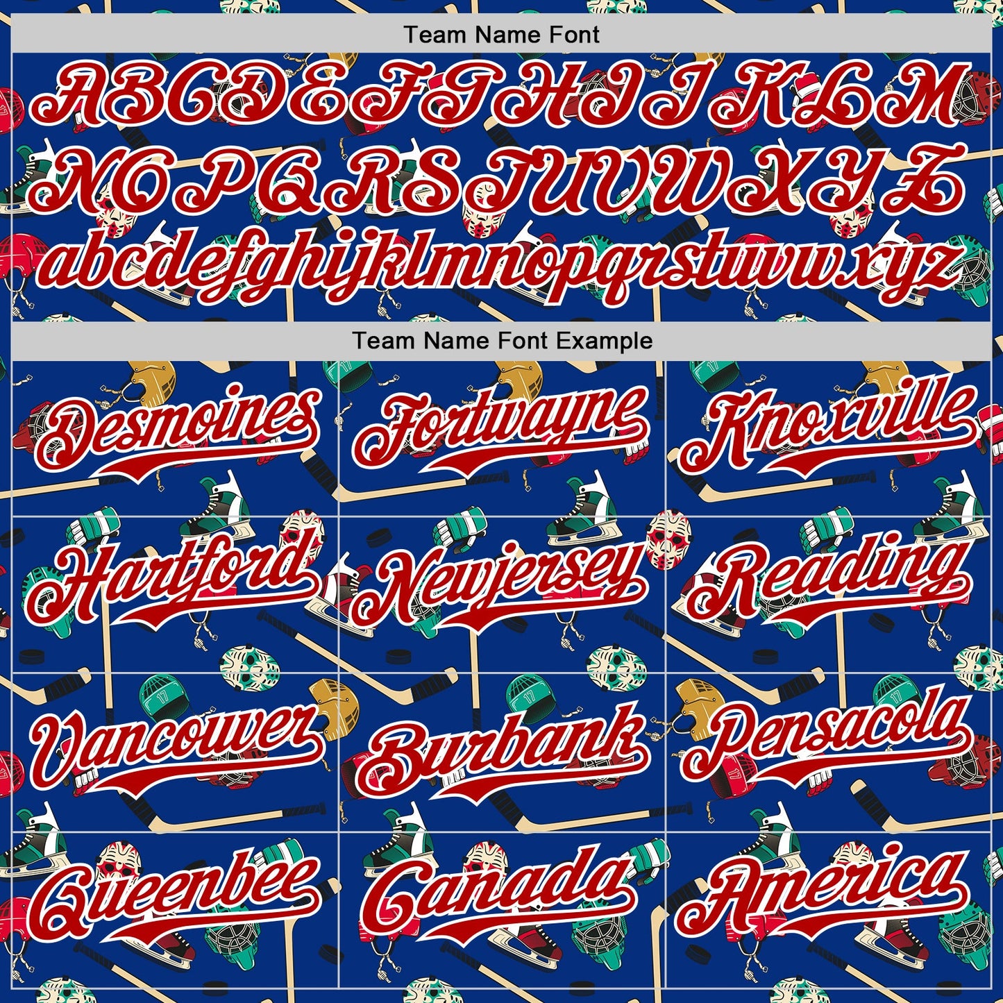 Custom Royal Red-White Comic Doodle Ballgame 3D Pattern Design Authentic Baseball Jersey view 4