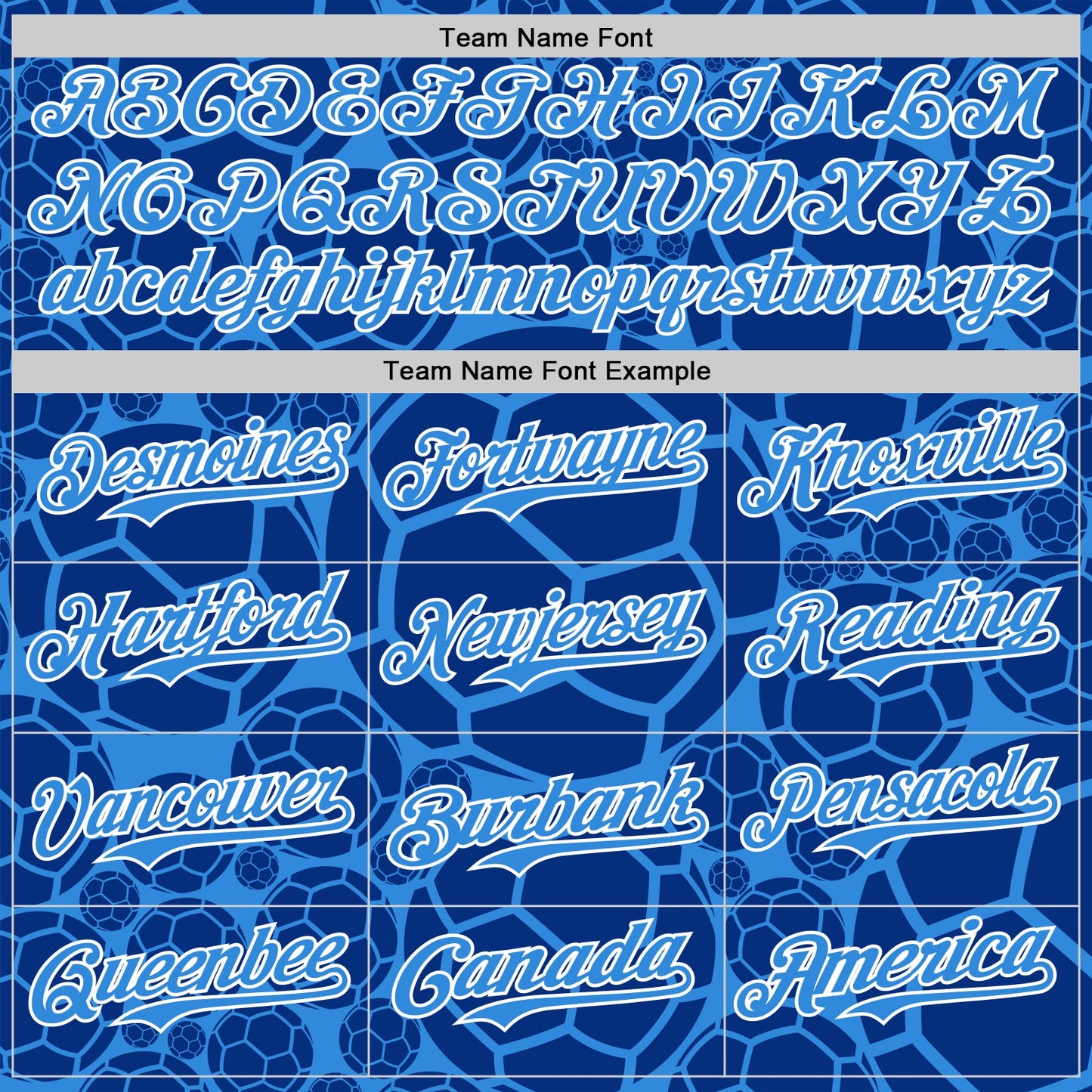 Custom Electric Blue White Comic Doodle Ballgame 3D Pattern Design Authentic Baseball Jersey view 4