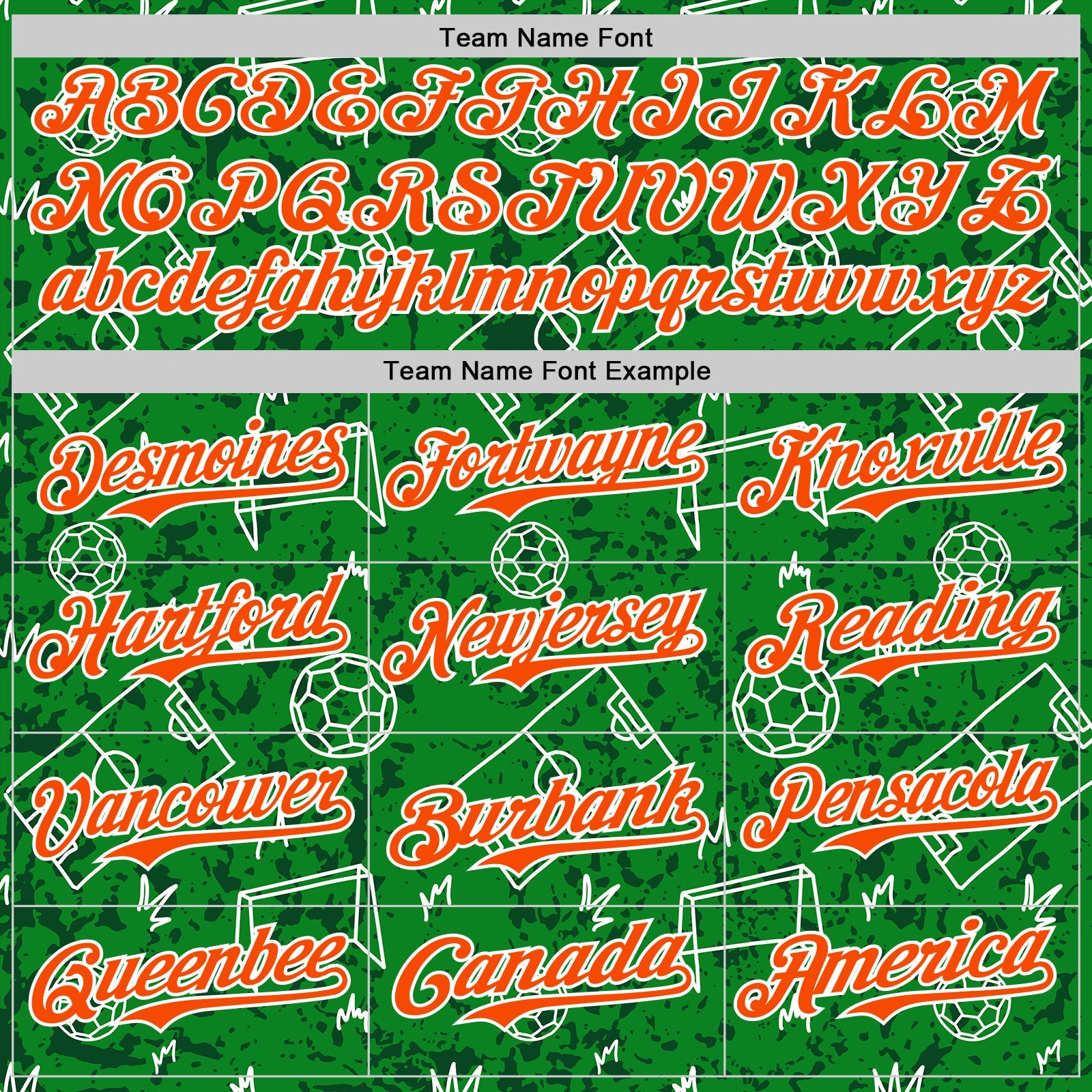 Custom Grass Green Orange-White Comic Doodle Ballgame 3D Pattern Design Authentic Baseball Jersey view 4