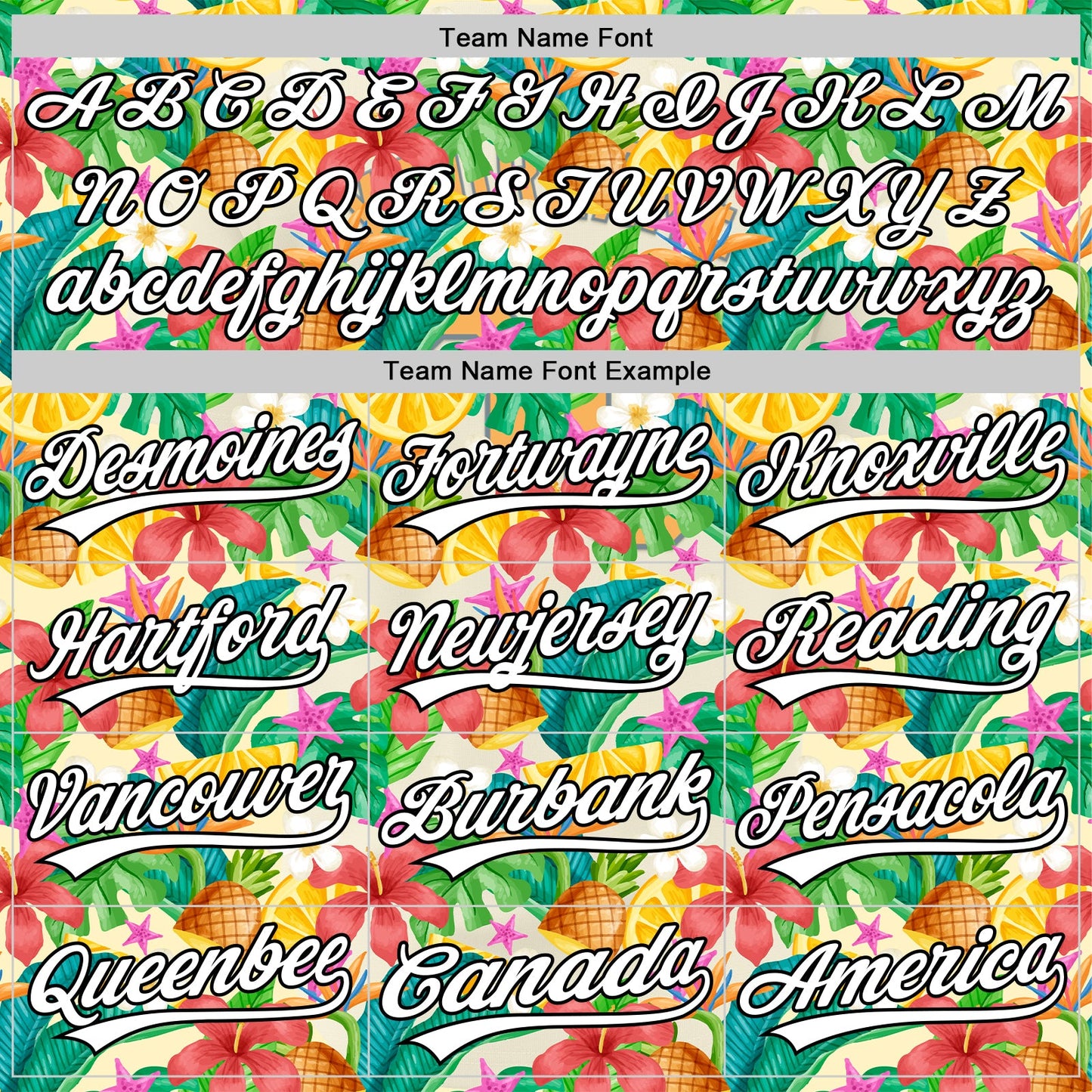 Custom Yellow White-Black 3D Hawaii Tropical Palm Leaves Flower And Fruit Pineapple Authentic Baseball Jersey view 4
