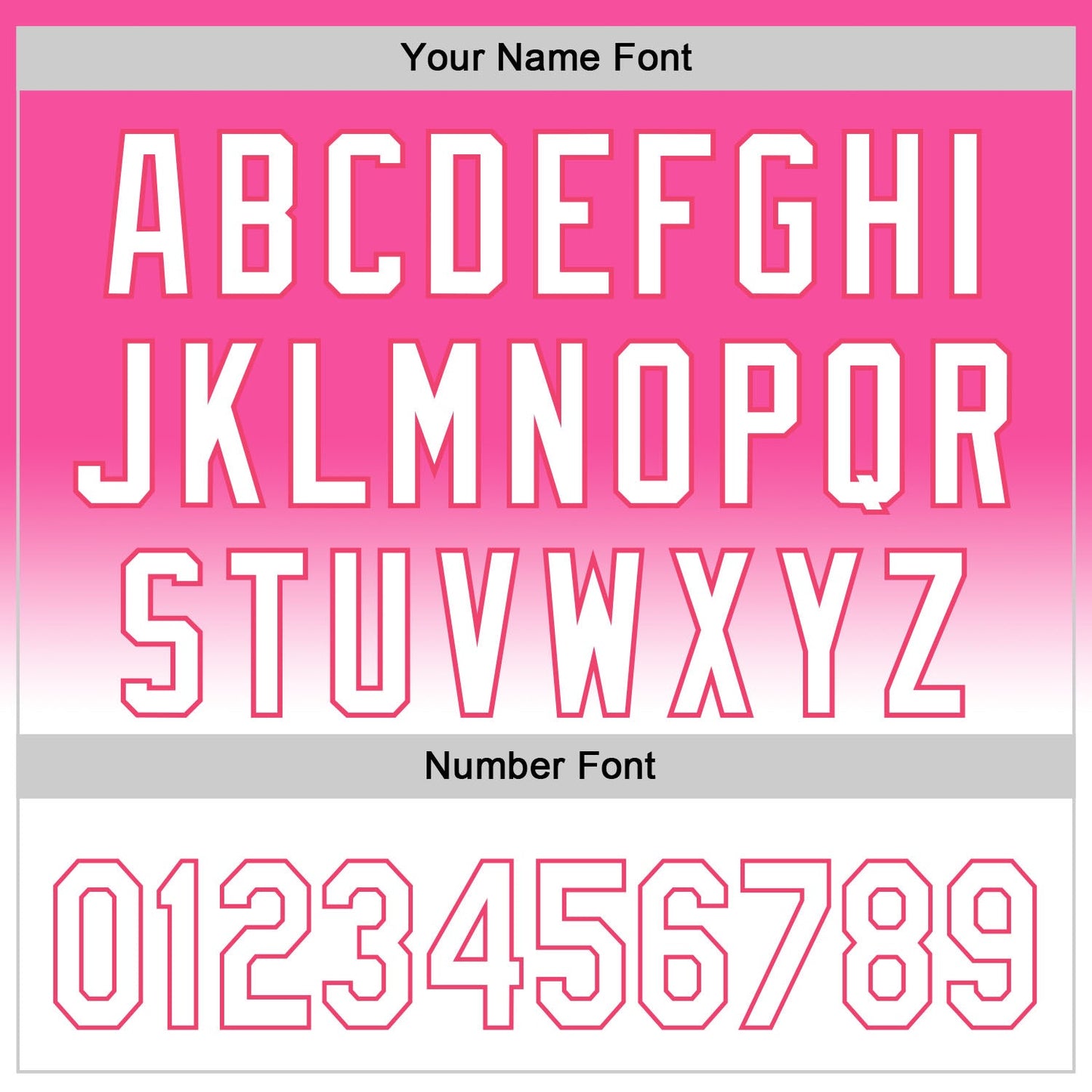 Custom Pink White-Neon Pink 3D Pattern Design Gradient Mother's Day Family Love Authentic Baseball Jersey view 4