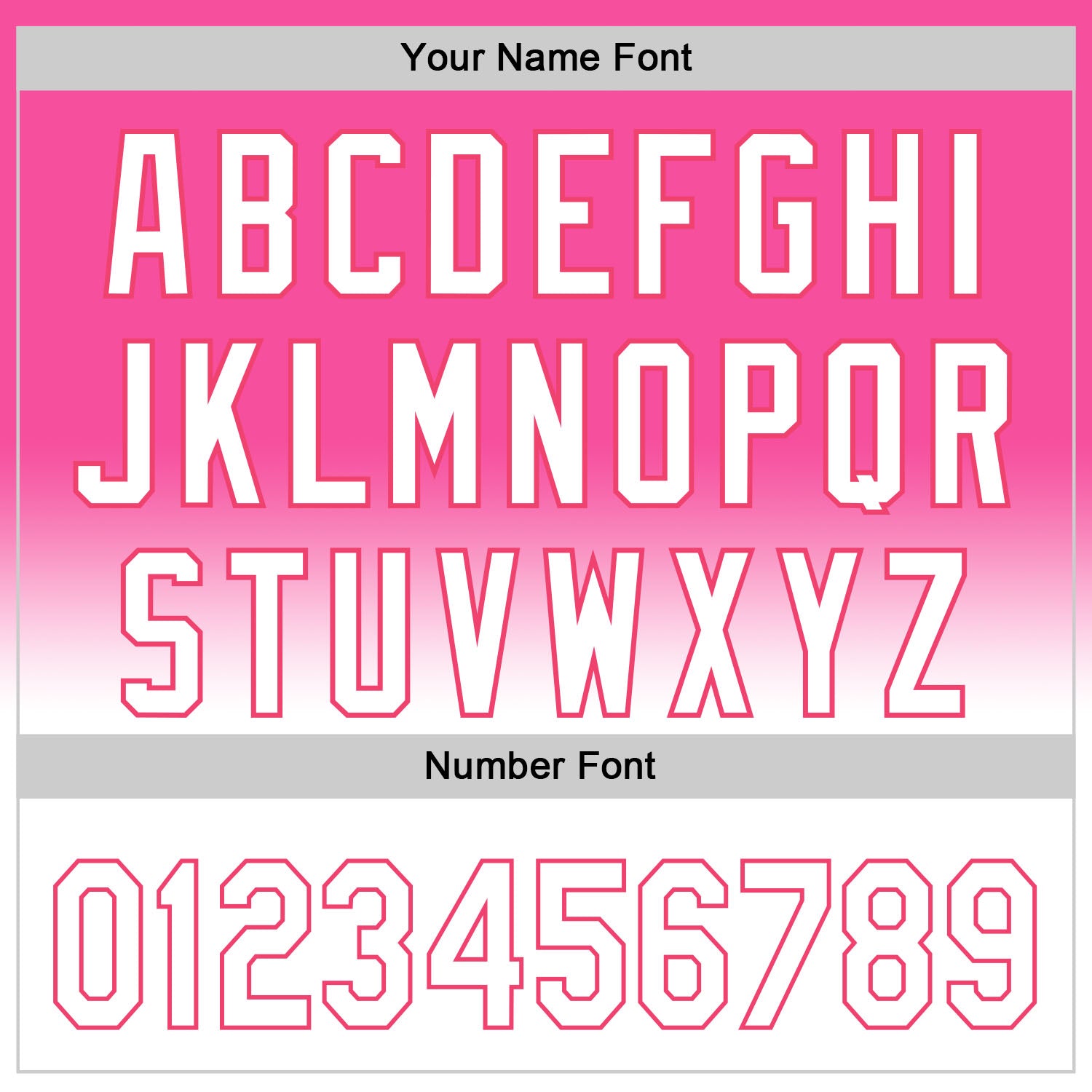 Custom Pink White-Neon Pink 3D Pattern Design Gradient Mother's Day Family Love Authentic Baseball Jersey view 4