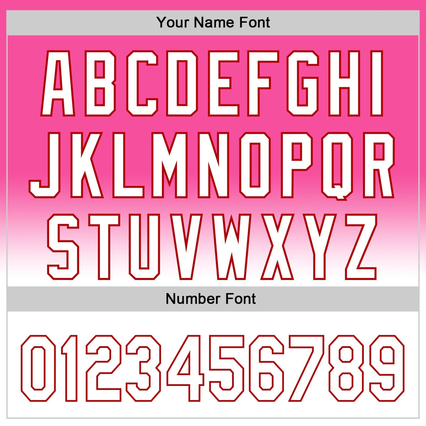 Custom Pink White-Red 3D Pattern Design Gradient Mother's Day Family Love Authentic Baseball Jersey view 4