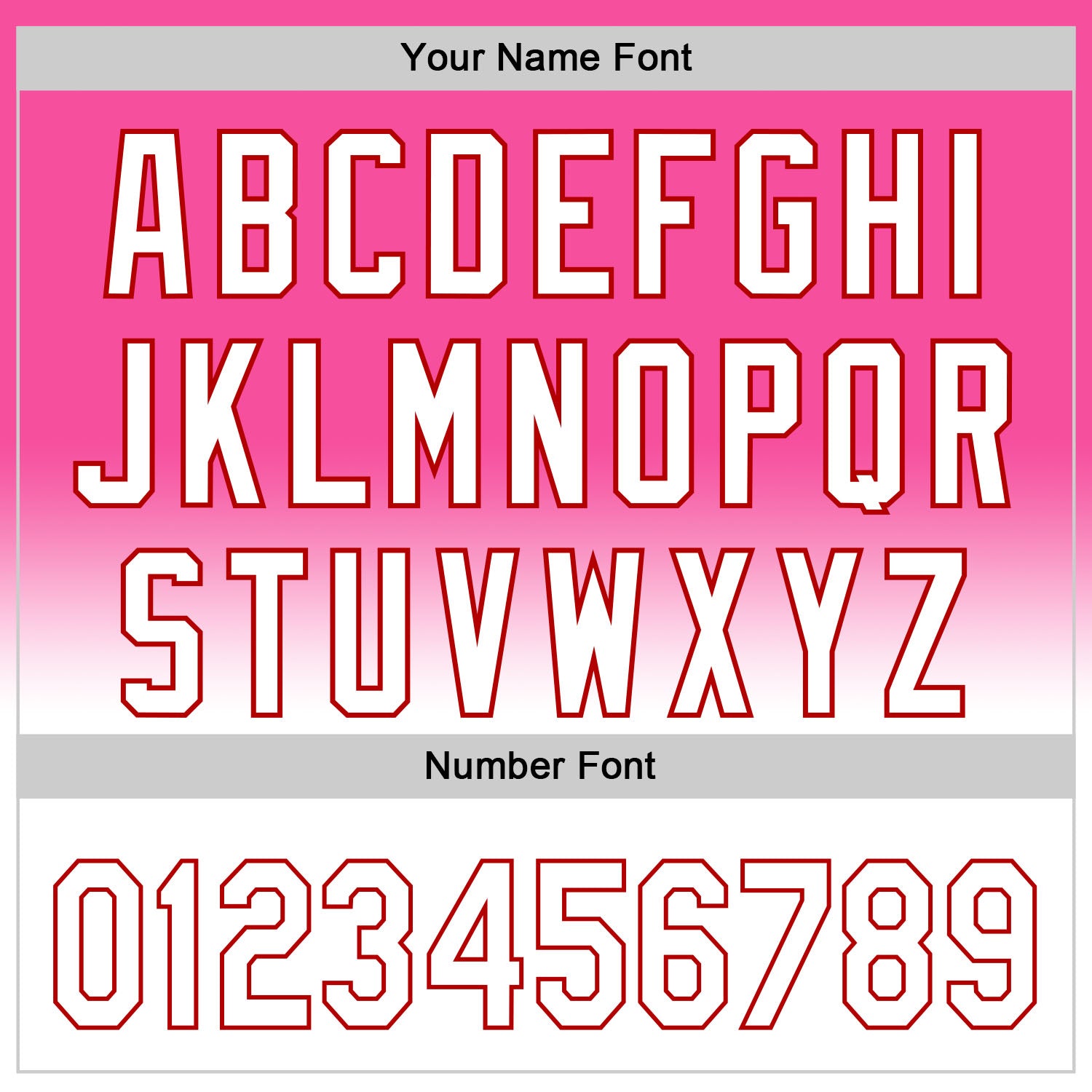 Custom Pink White-Red 3D Pattern Design Gradient Mother's Day Family Love Authentic Baseball Jersey view 4