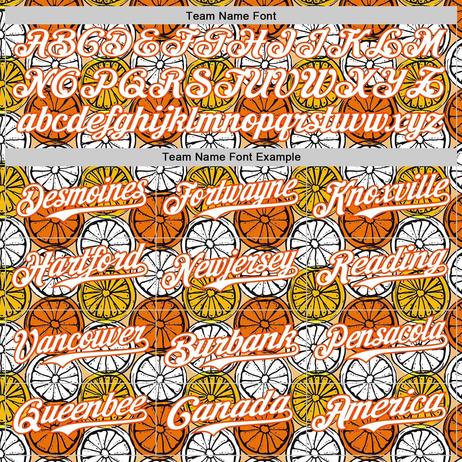 Custom Gold White-Orange 3D Pattern Design Foodie Food Fruit Orange Authentic Baseball Jersey view 4