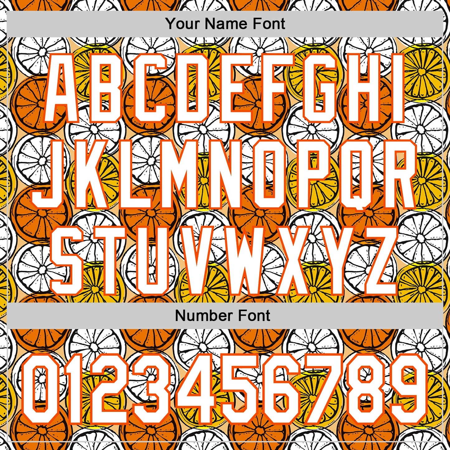 Custom Gold White-Orange 3D Pattern Design Foodie Food Fruit Orange Authentic Baseball Jersey view 5