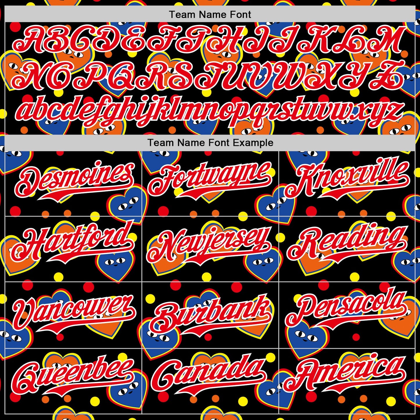 Custom Black Fire Red-White 3D Pattern Design Funny Cartoon Heart Authentic Baseball Jersey view 4