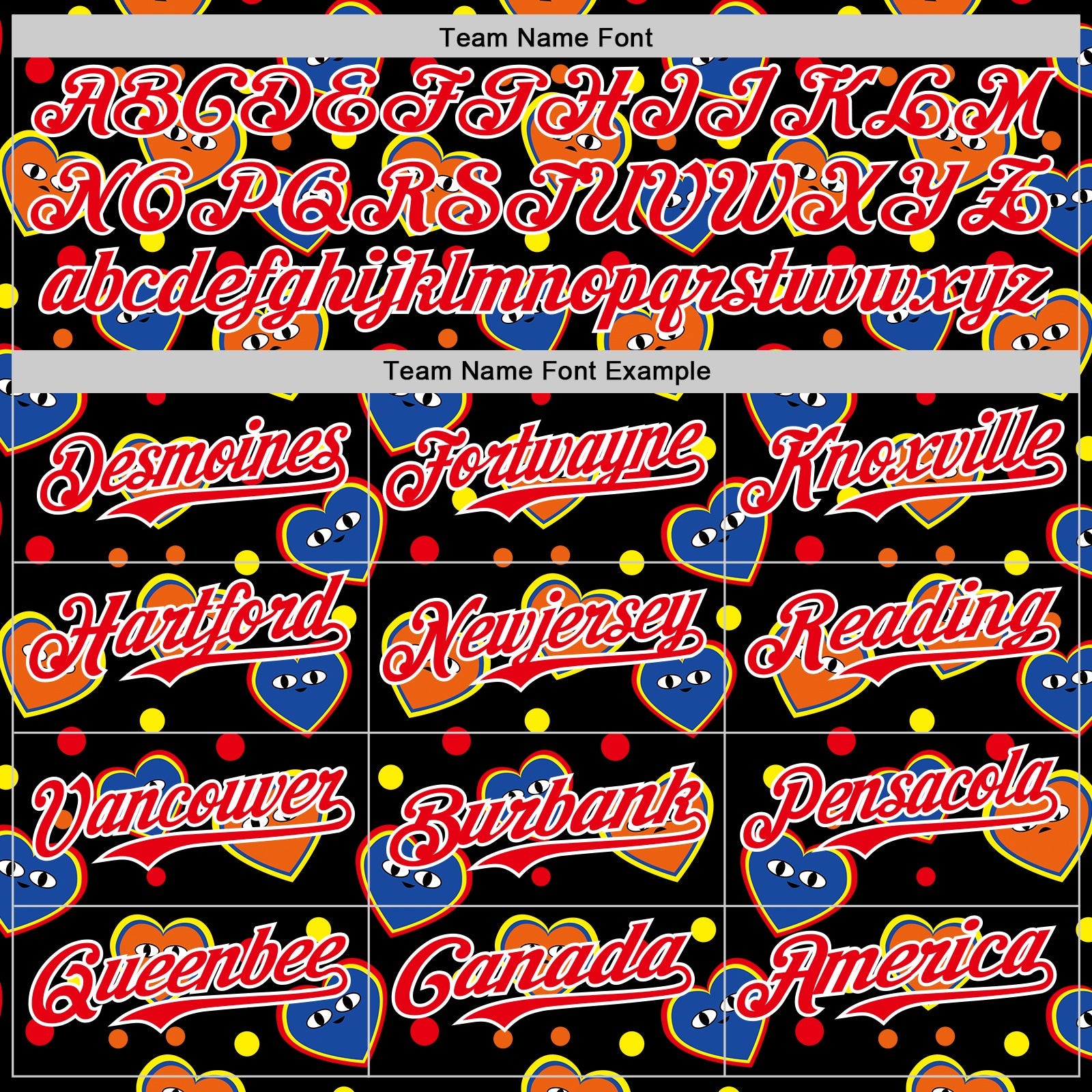 Custom Black Fire Red-White 3D Pattern Design Funny Cartoon Heart Authentic Baseball Jersey view 4