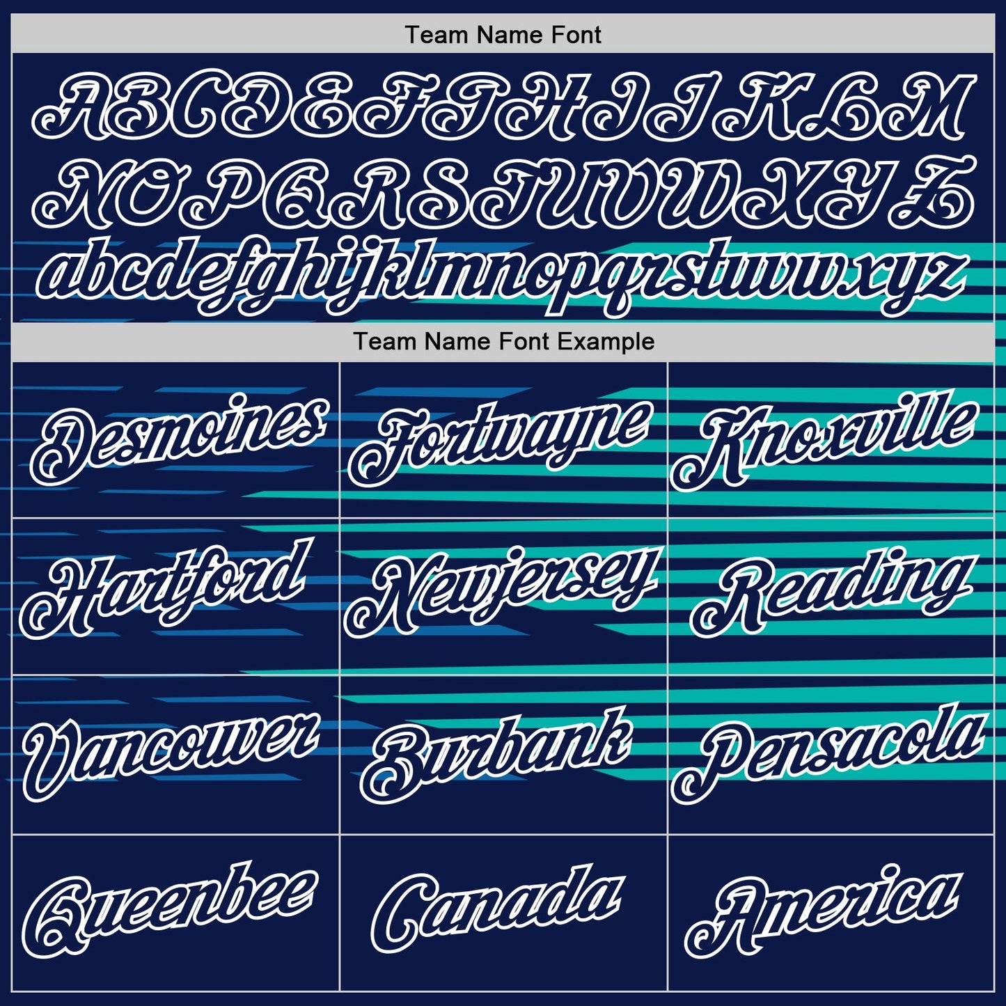 Custom Navy Blue-Aqua 3D Esports Performance T-Shirt view 3