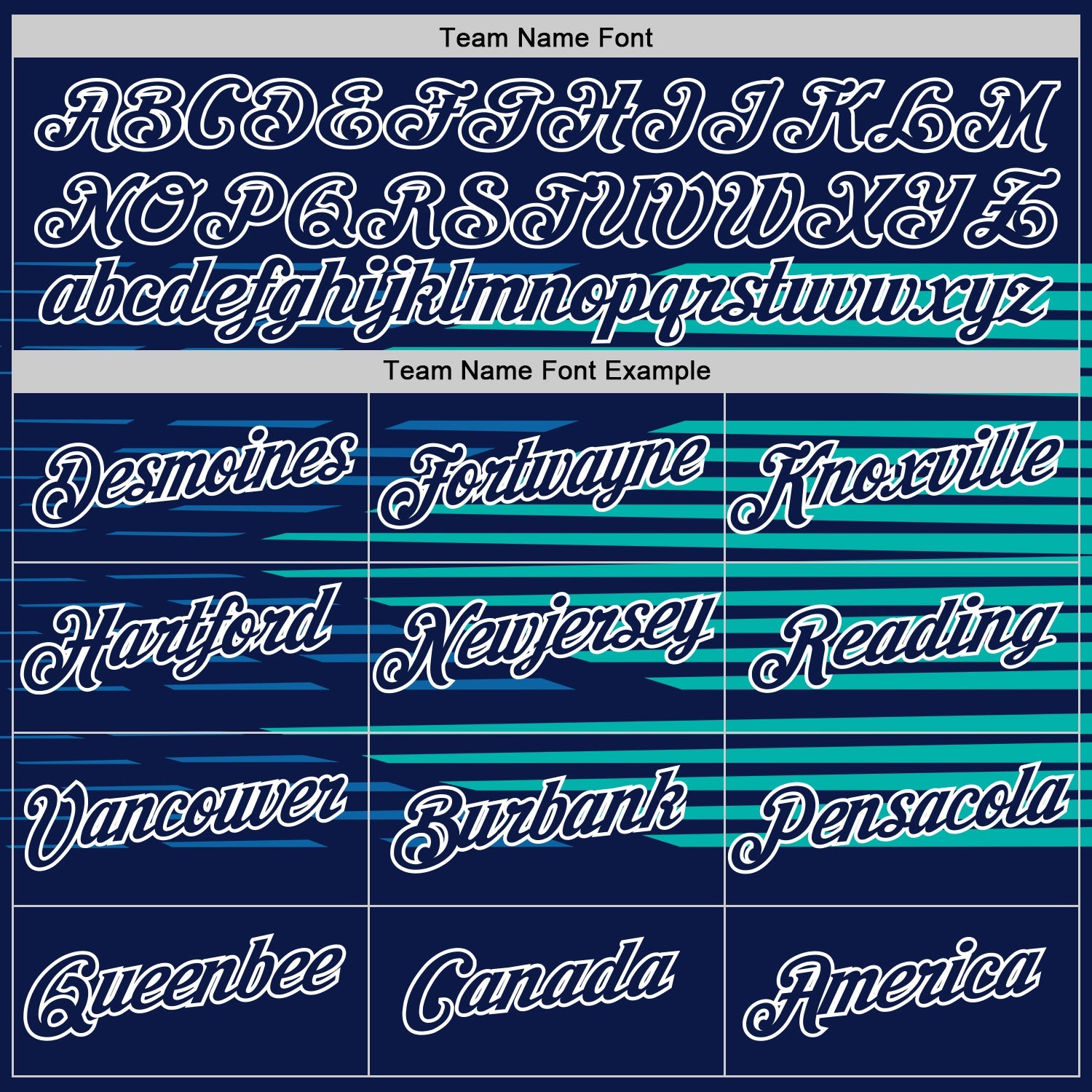 Custom Navy Blue-Aqua 3D Esports Performance T-Shirt view 3