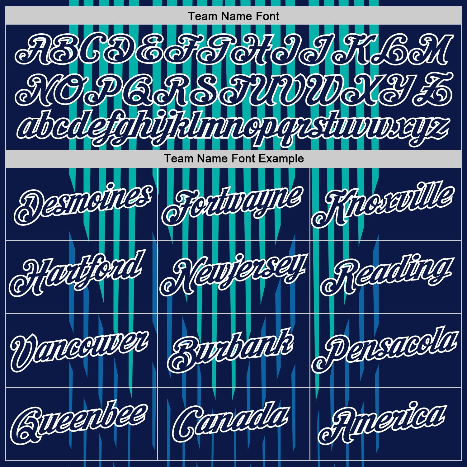 Custom Navy Blue-Aqua 3D Esports Performance T-Shirt view 3