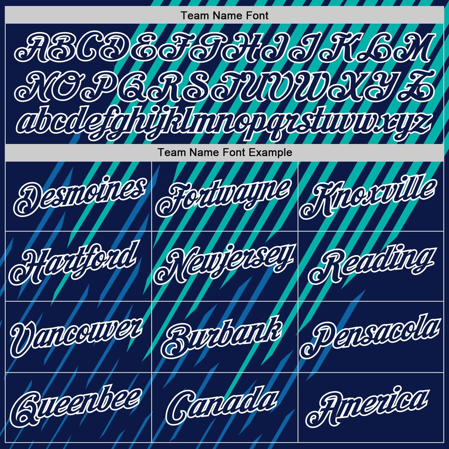 Custom Navy Blue-Aqua 3D Esports Performance T-Shirt view 3