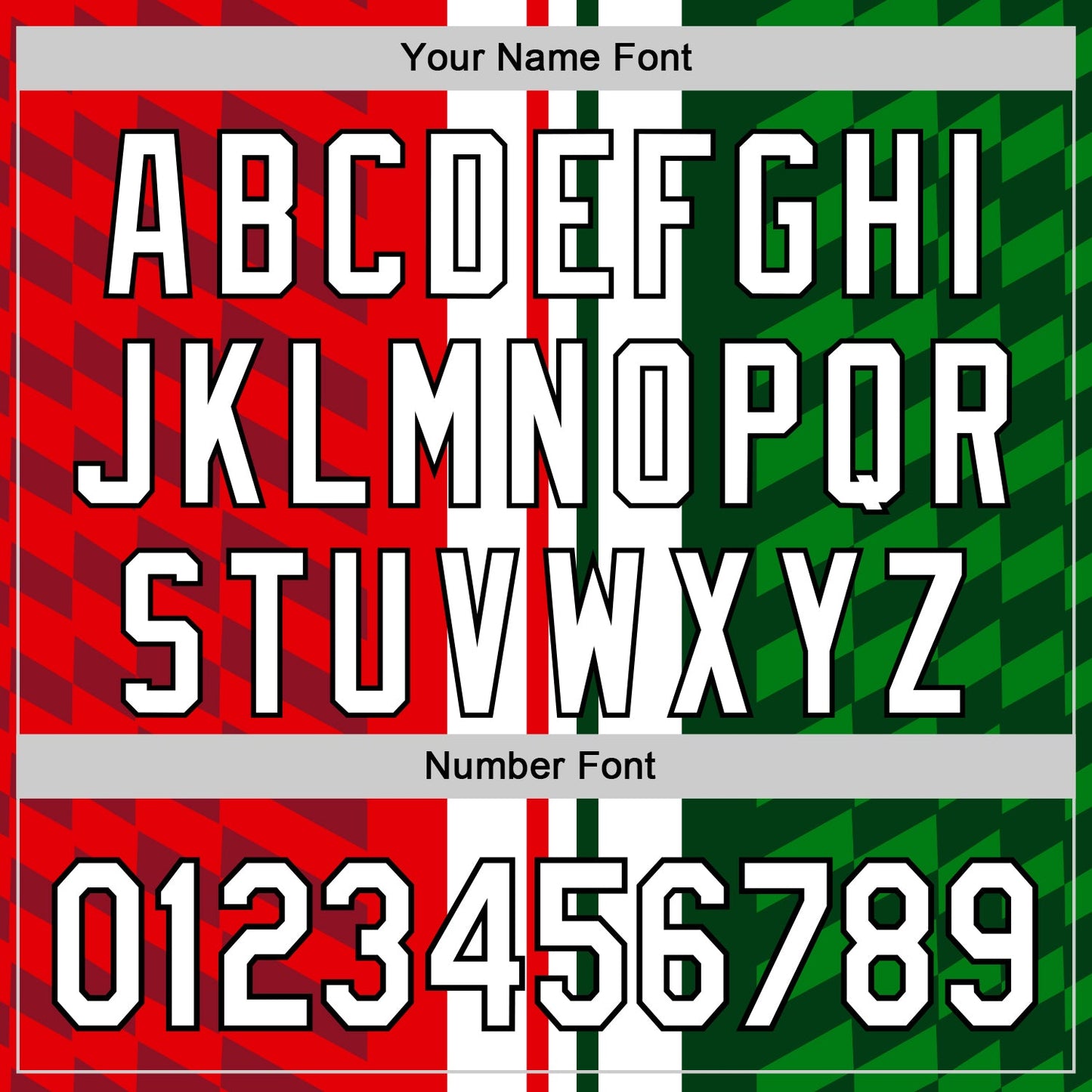 Custom White Red Green-Black 3D Mexico Authentic Baseball Jersey view 5