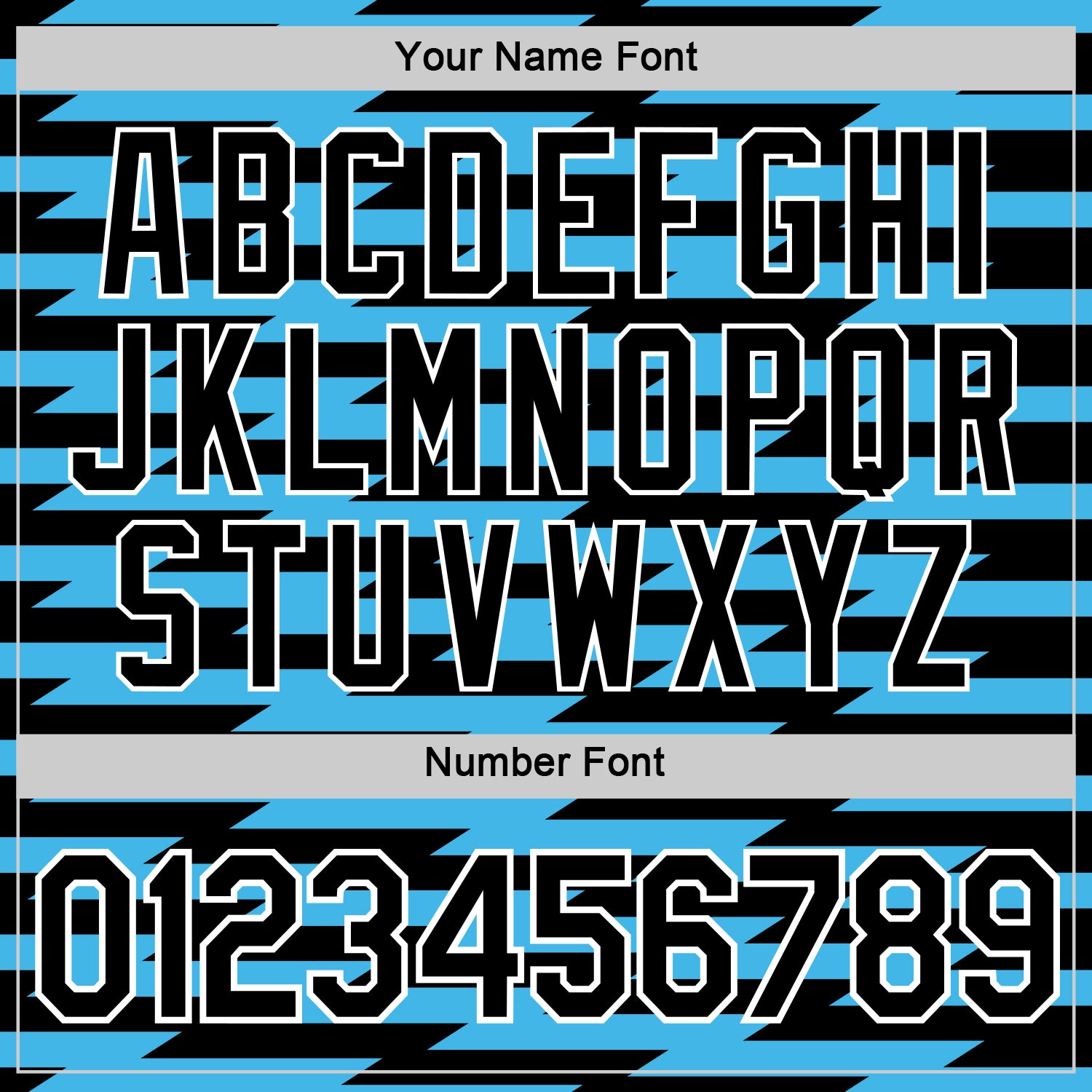 Custom Black Sky Blue-White 3D Esports Performance T-Shirt view 4