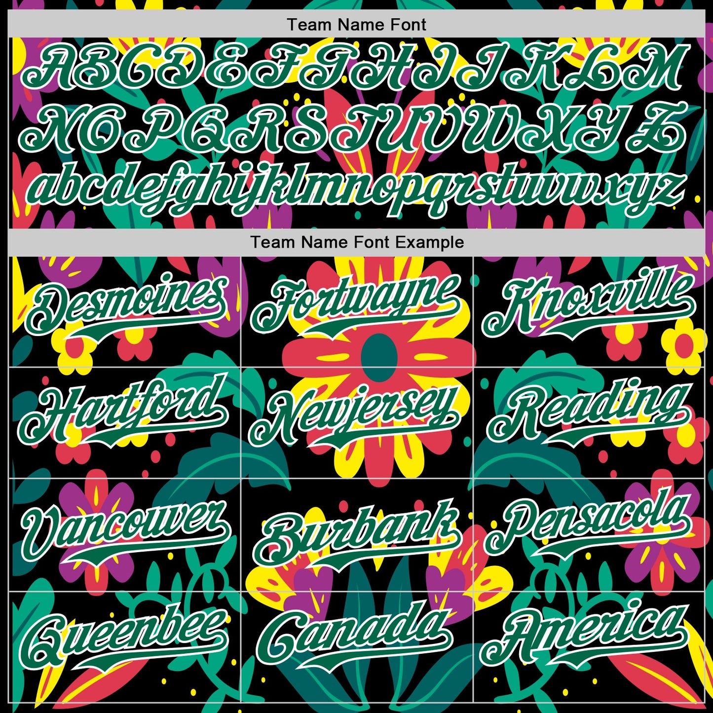 Custom Black Kelly Green-White 3D Mexican Festival Flower Cinco de Mayo Authentic Baseball Jersey view 4