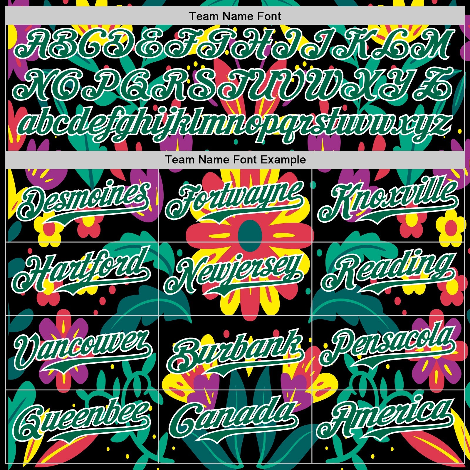 Custom Black Kelly Green-White 3D Mexican Festival Flower Cinco de Mayo Authentic Baseball Jersey view 4