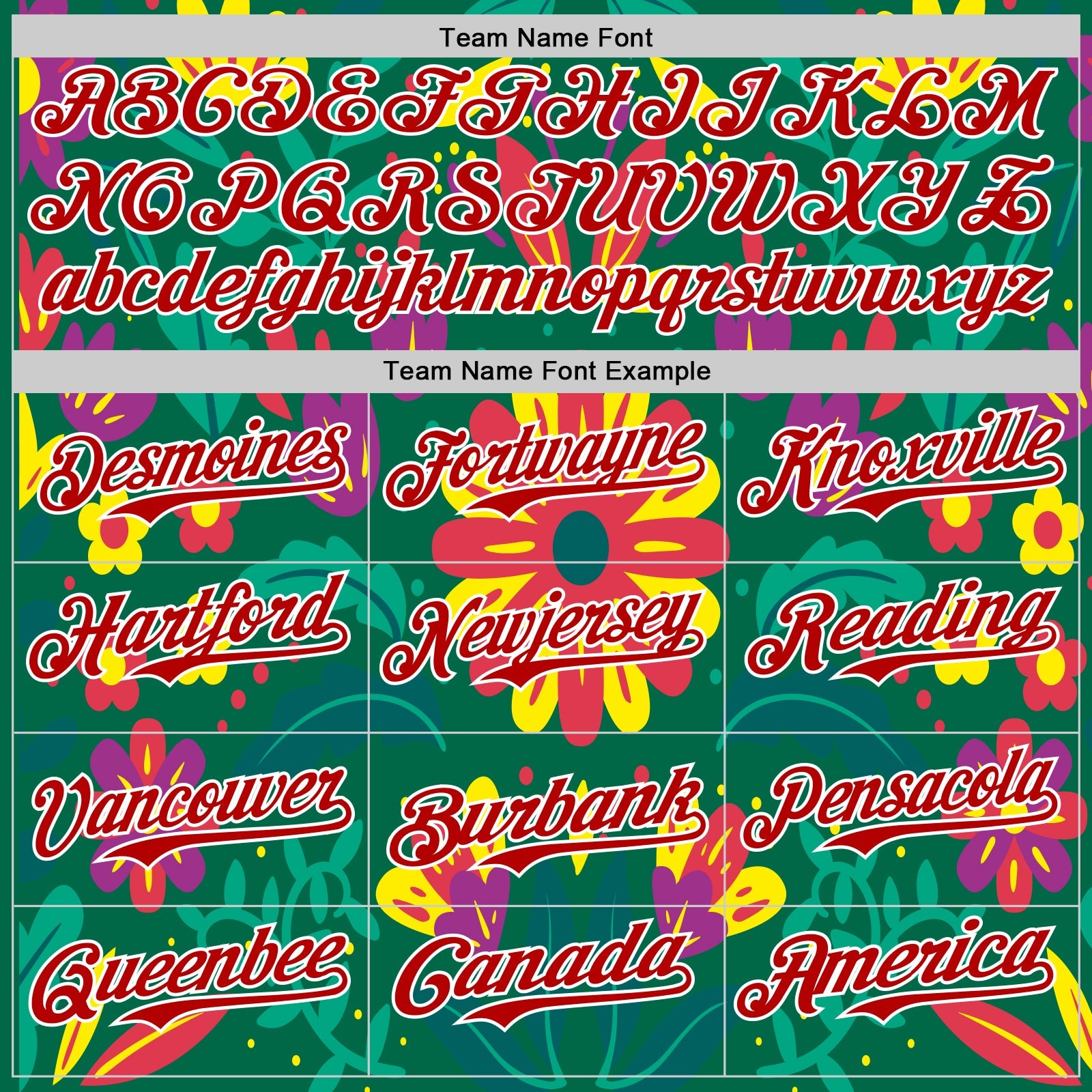Custom Kelly Green Red-White 3D Mexican Festival Flower Cinco de Mayo Authentic Baseball Jersey view 4