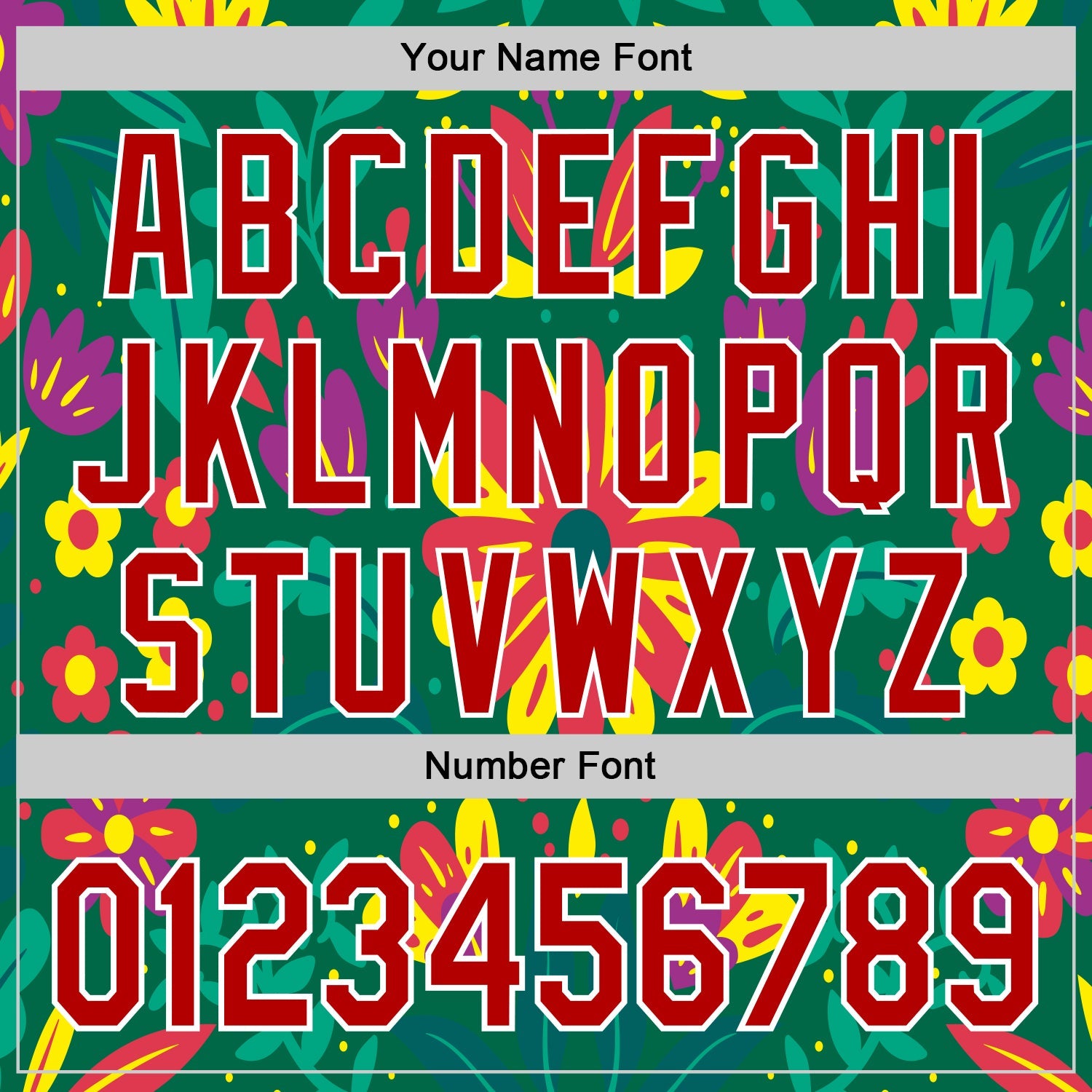 Custom Kelly Green Red-White 3D Mexican Festival Flower Cinco de Mayo Authentic Baseball Jersey view 5