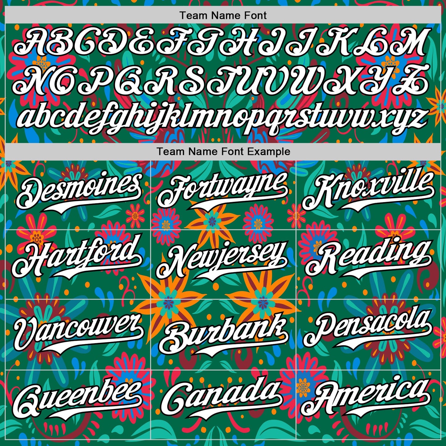 Custom Kelly Green White-Black 3D Mexican Festival Flower Cinco de Mayo Authentic Baseball Jersey view 4