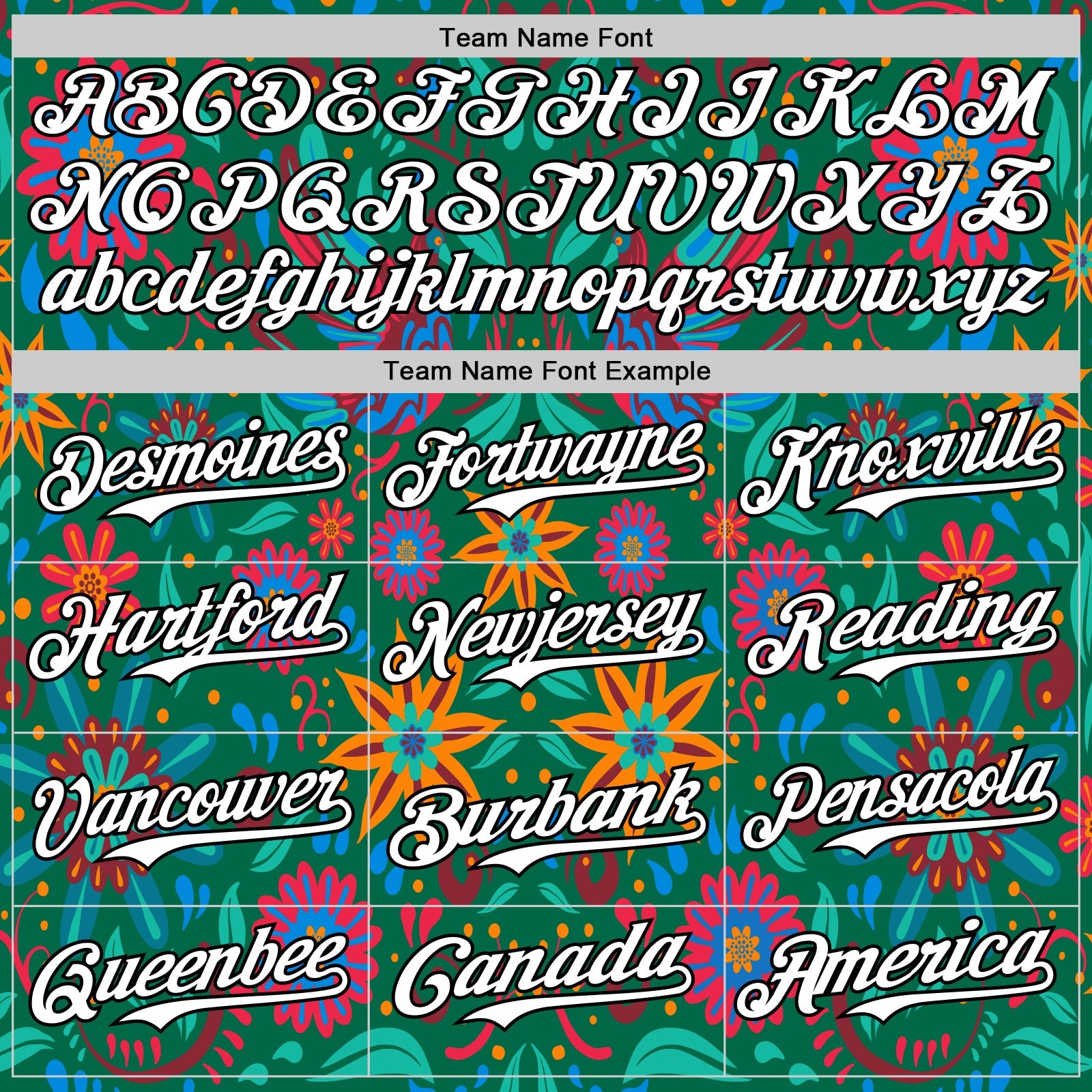 Custom Kelly Green White-Black 3D Mexican Festival Flower Cinco de Mayo Authentic Baseball Jersey view 4