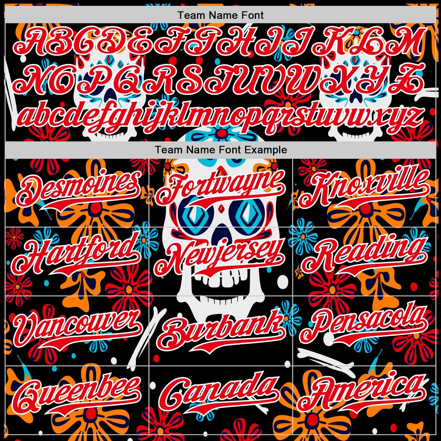 Custom Kelly Green Fire Red-White 3D Mexican Festival Flower And Skull Cinco de Mayo Authentic Baseball Jersey view 4