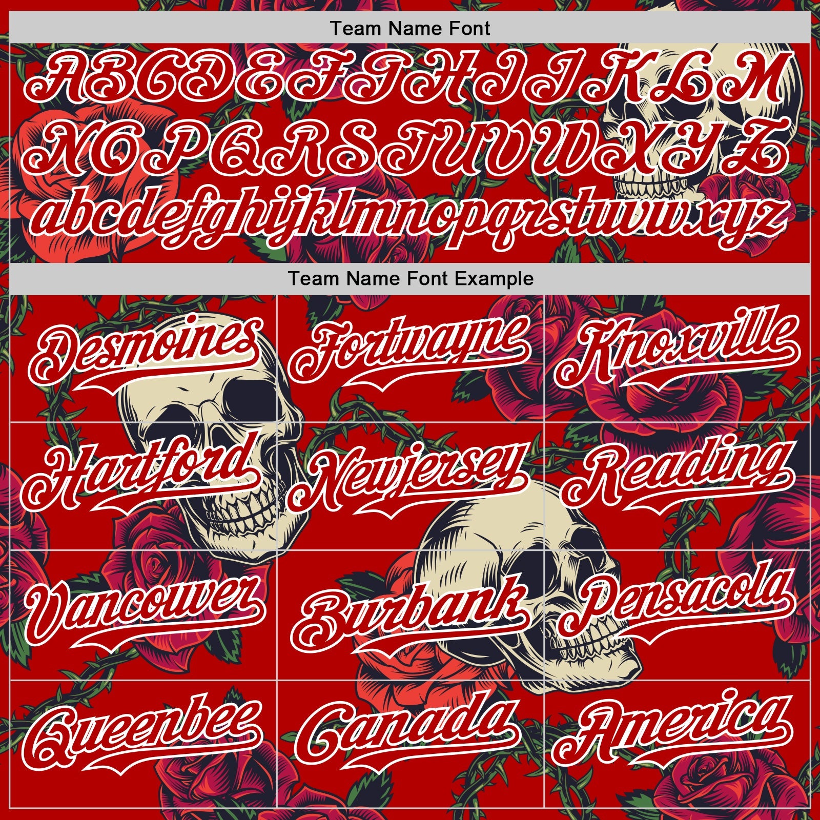 Custom Red White 3D Mexican Festival Skull And Flower Cinco de Mayo Authentic Baseball Jersey view 4