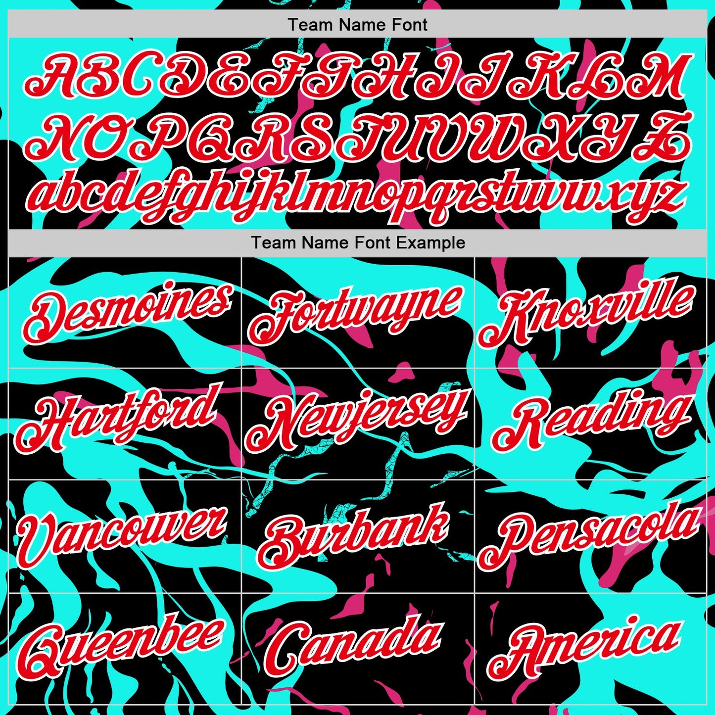 Custom Black Fire Red Ice Blue-Hot Pink 3D Esports Performance T-Shirt view 3