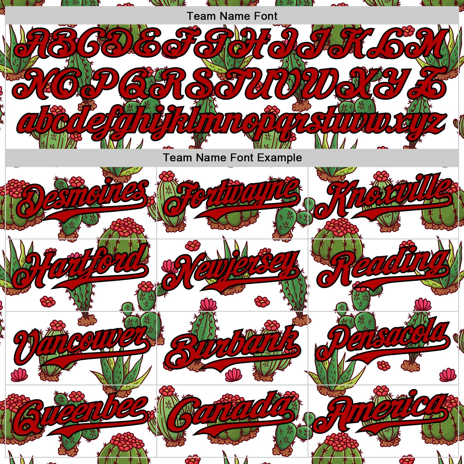 Custom White Red-Black 3D Mexican Cactus Authentic Baseball Jersey view 4