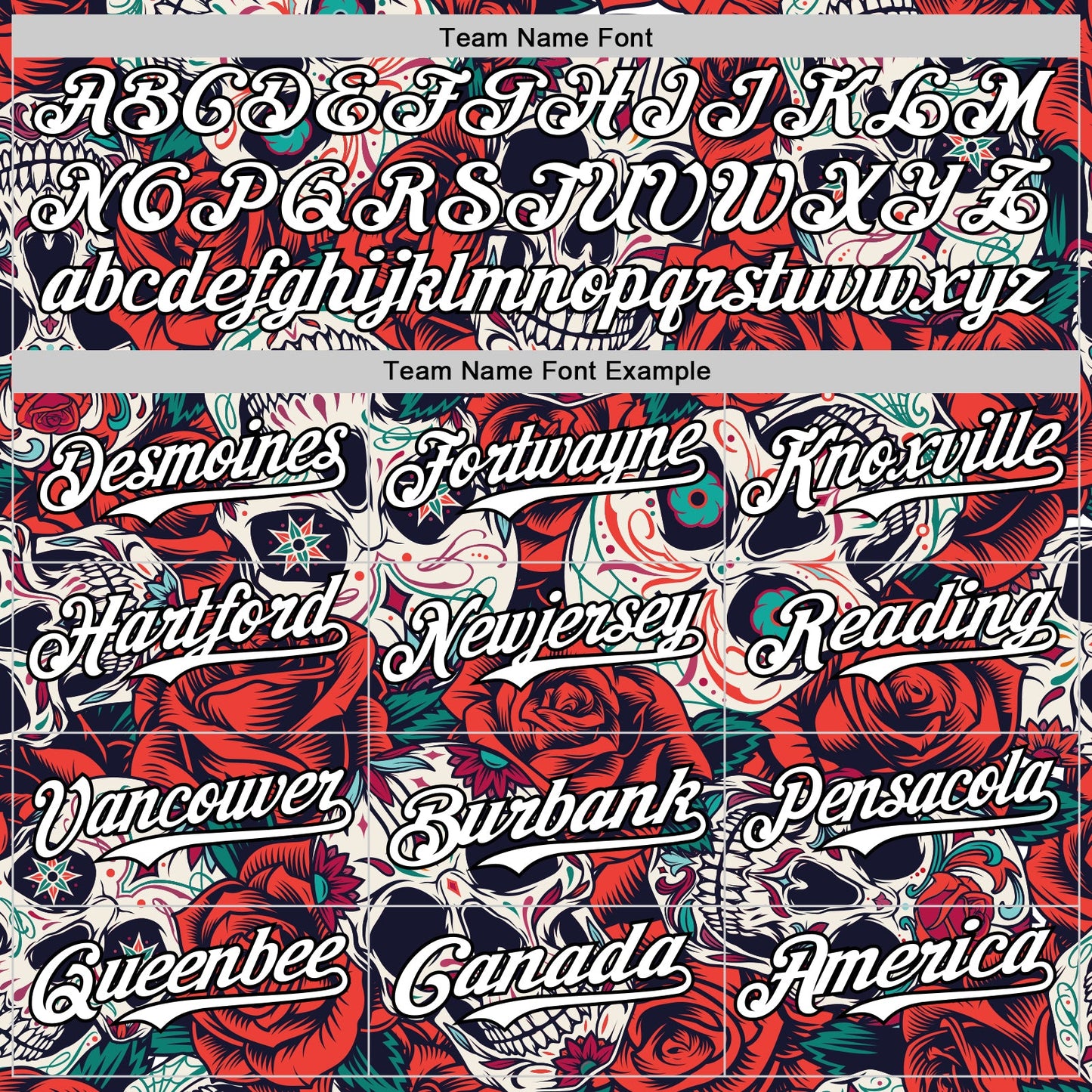 Custom White Black 3D Mexican Skull And Flower Authentic Baseball Jersey view 4
