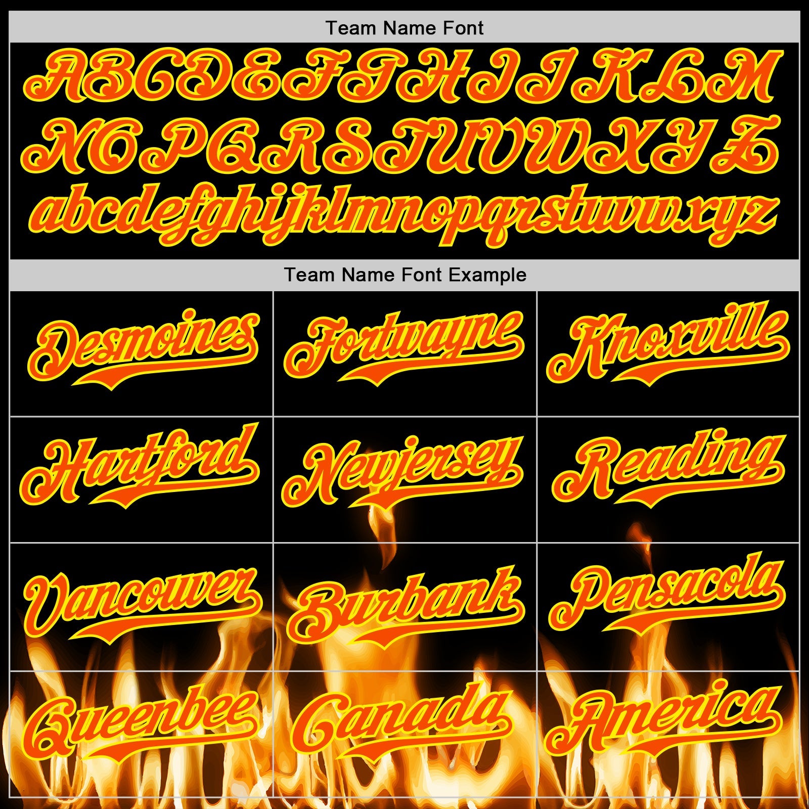 Custom Black Orange-Light Yellow 3D Flame Skull Authentic Baseball Jersey view 4