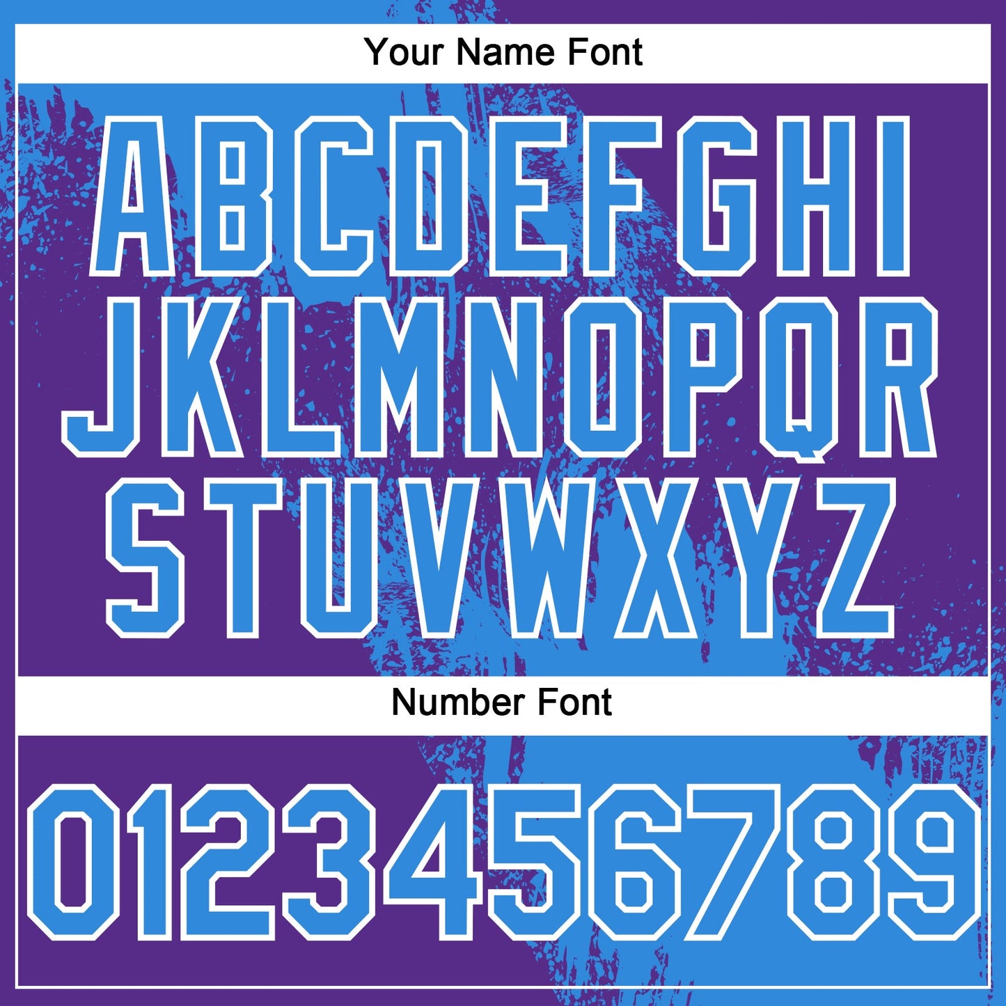 Custom Electric Blue Purple-White 3D Pattern Design Abstract Brush Stroke Authentic Baseball Jersey view 5