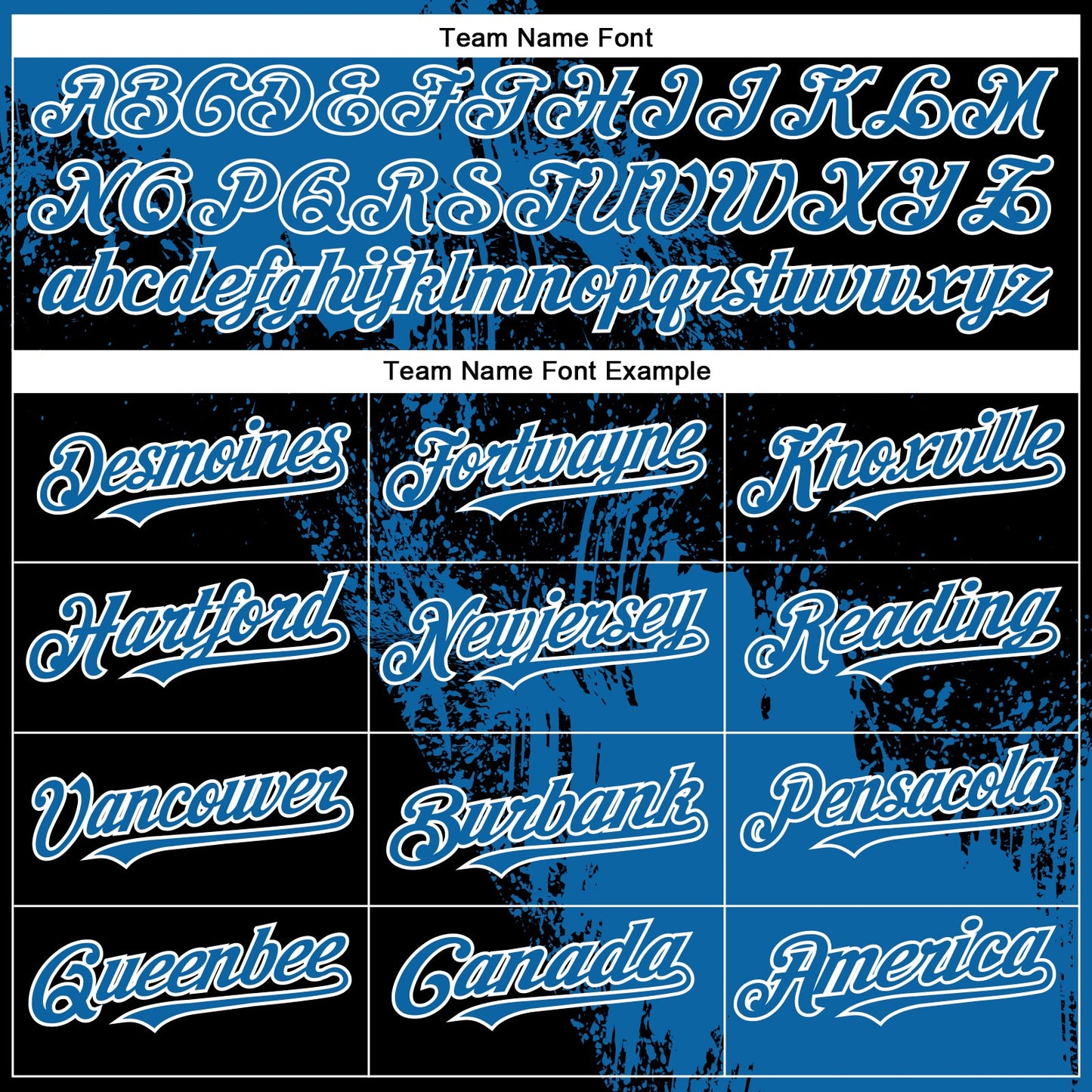 Custom Blue Black-White 3D Pattern Design Abstract Brush Stroke Authentic Baseball Jersey view 4