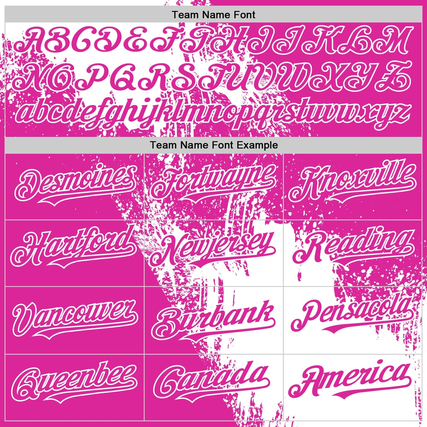 Custom White Deep Pink 3D Pattern Design Abstract Brush Stroke Authentic Baseball Jersey view 4