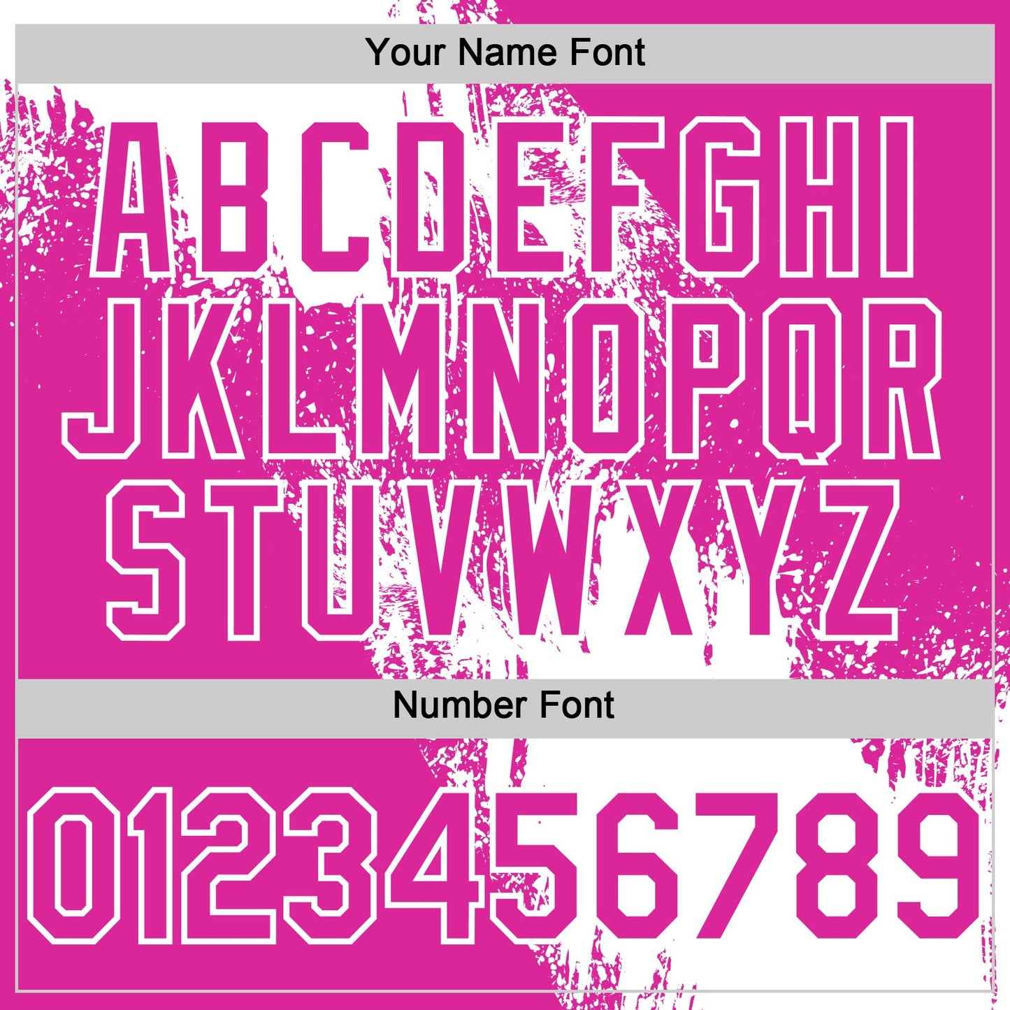 Custom White Deep Pink 3D Pattern Design Abstract Brush Stroke Authentic Baseball Jersey view 5