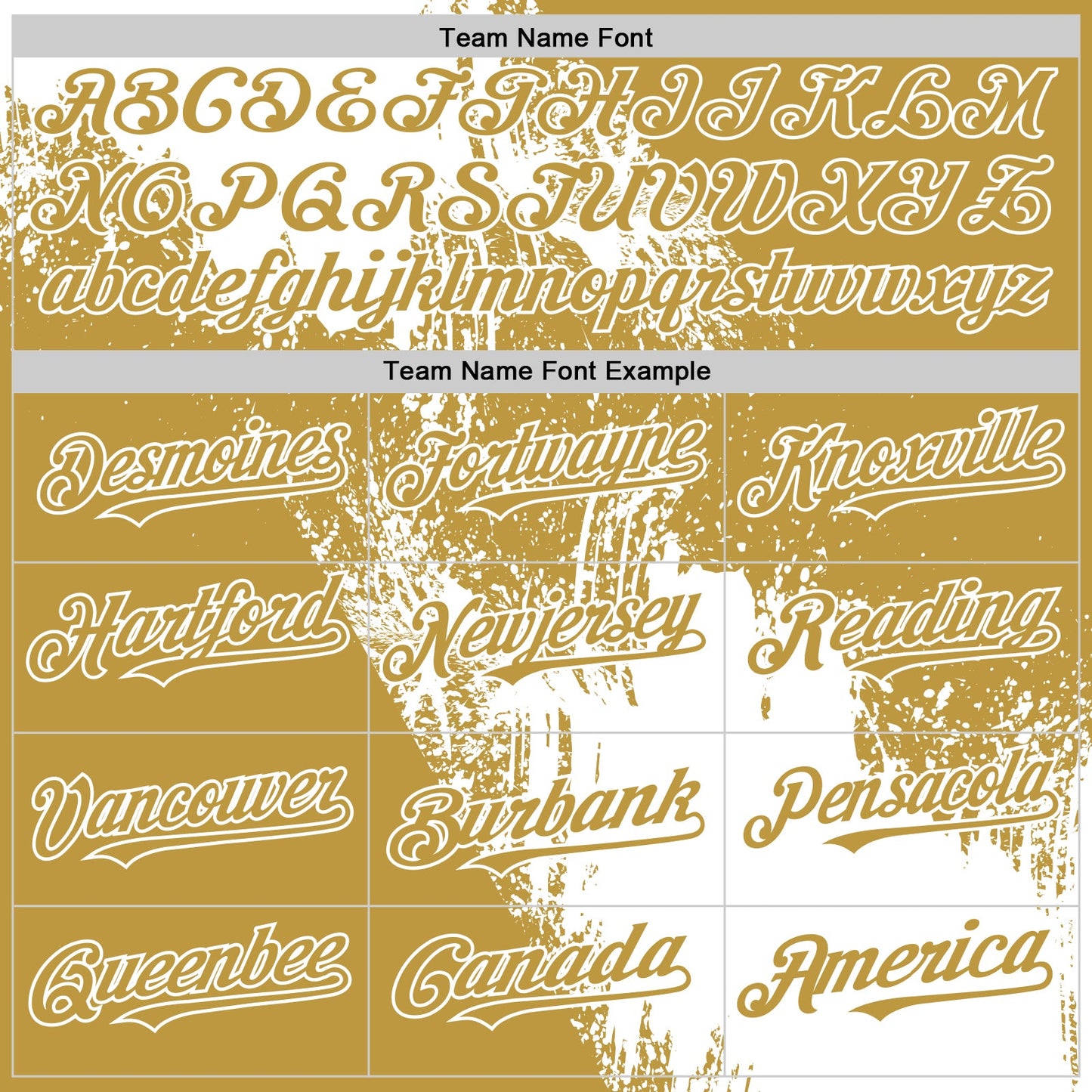 Custom White Old Gold 3D Pattern Design Abstract Brush Stroke Authentic Baseball Jersey view 4