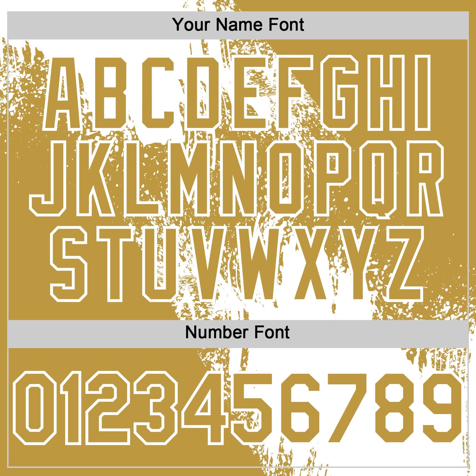 Custom White Old Gold 3D Pattern Design Abstract Brush Stroke Authentic Baseball Jersey view 5