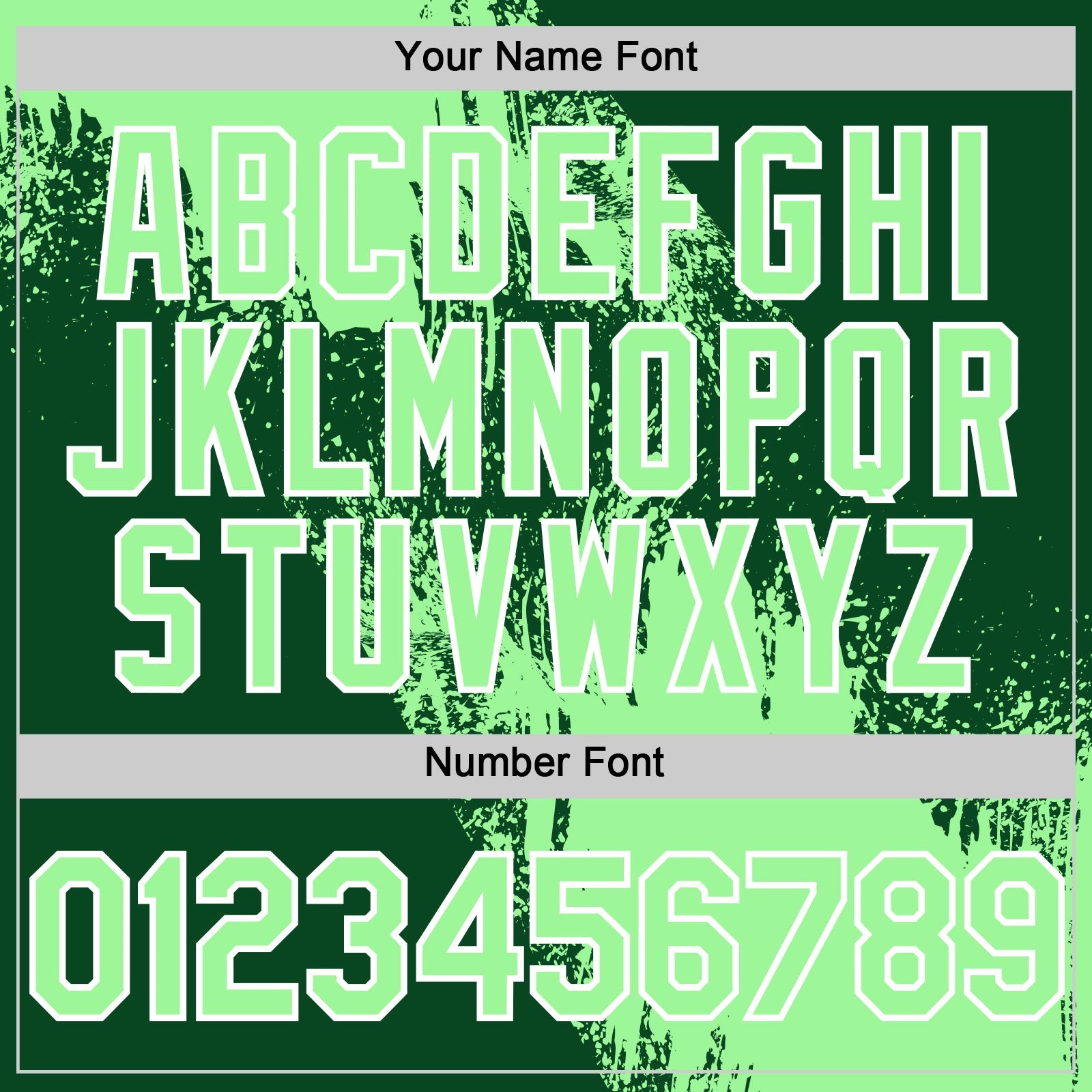 Custom Pea Green Green-White 3D Pattern Design Abstract Brush Stroke Authentic Baseball Jersey view 5