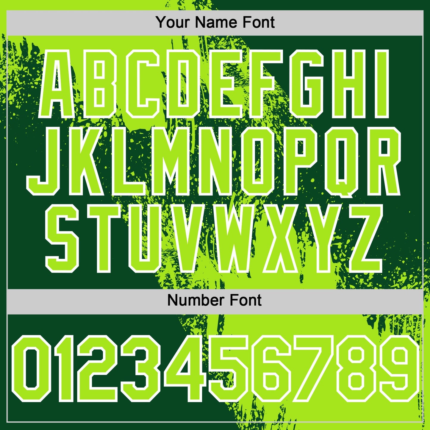 Custom Neon Green Green-White 3D Pattern Design Abstract Brush Stroke Authentic Baseball Jersey view 5