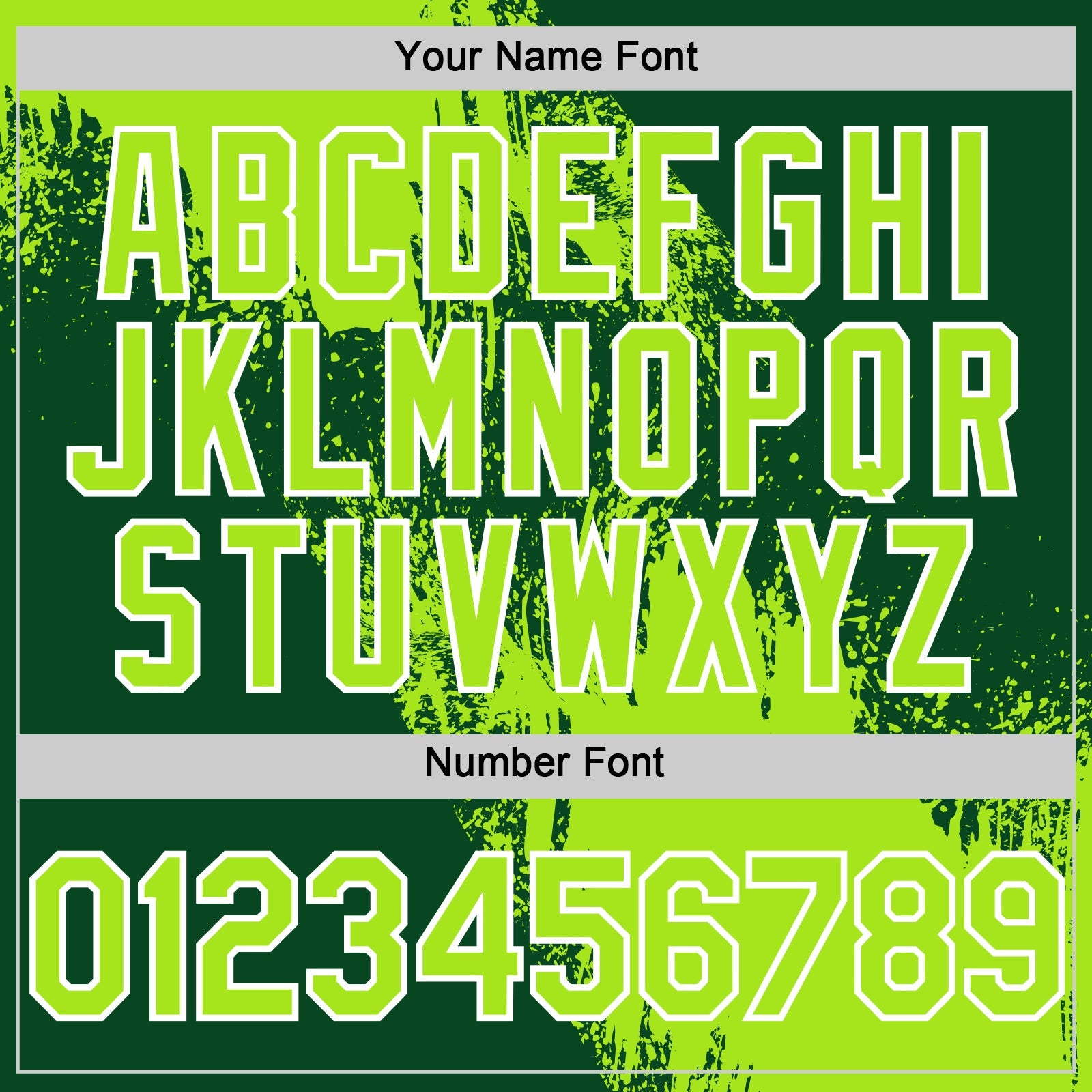 Custom Neon Green Green-White 3D Pattern Design Abstract Brush Stroke Authentic Baseball Jersey view 5