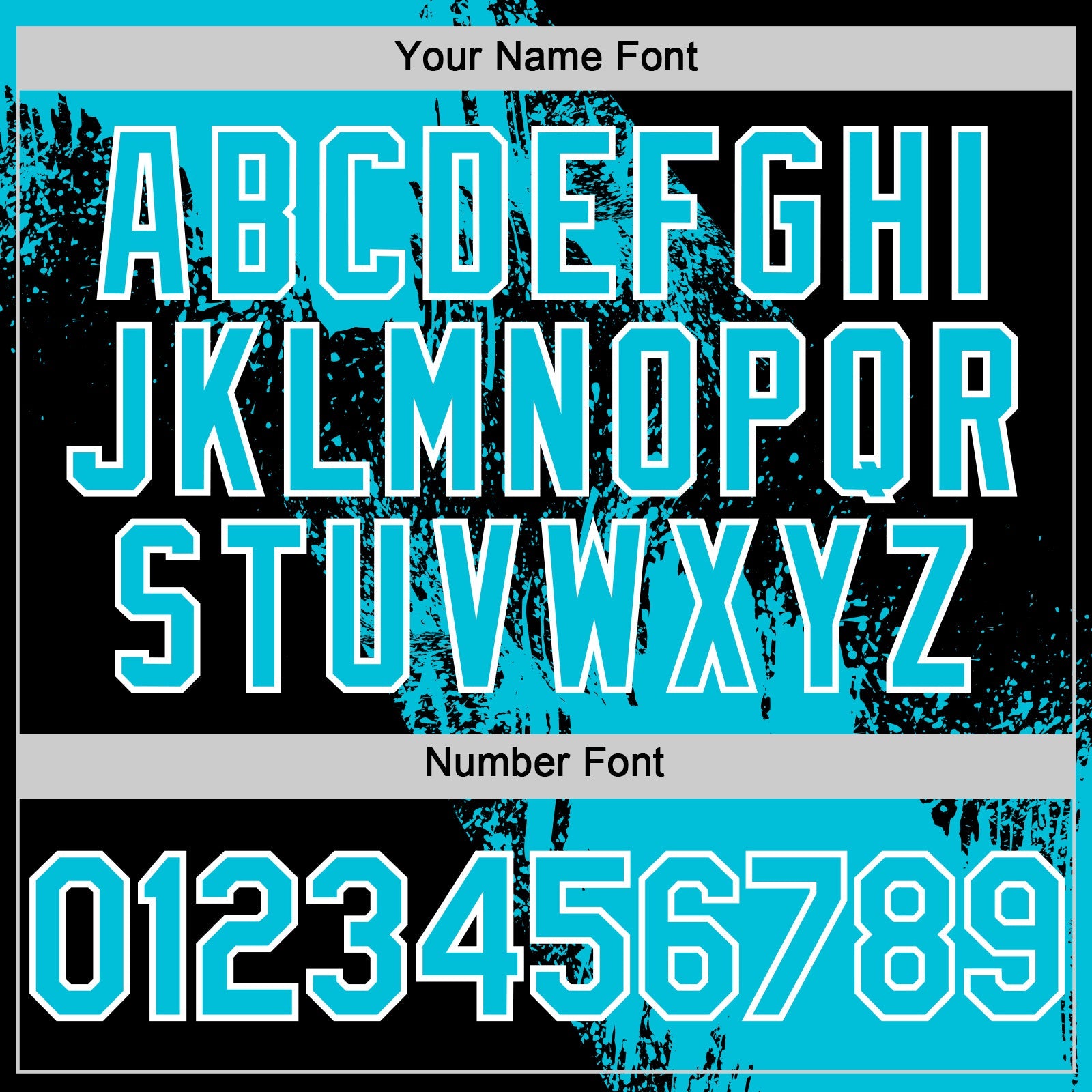 Custom Lakes Blue Black-White 3D Pattern Design Abstract Brush Stroke Authentic Baseball Jersey view 5